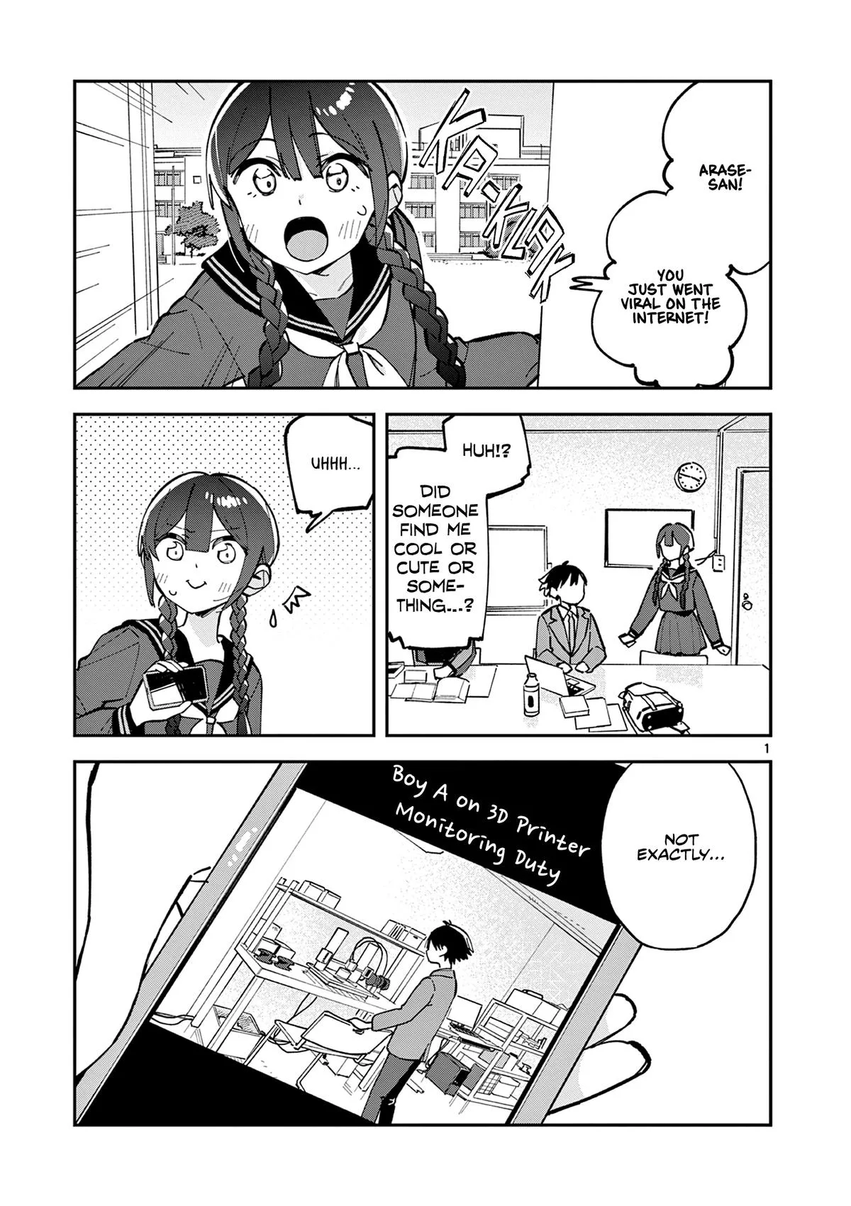 After School, We Wander in Space, chapter 19, page 1