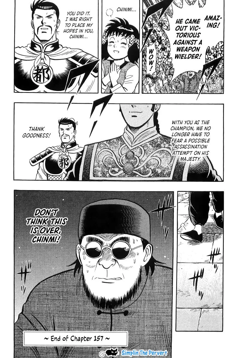 Tekken Chinmi, chapter 157, page 36