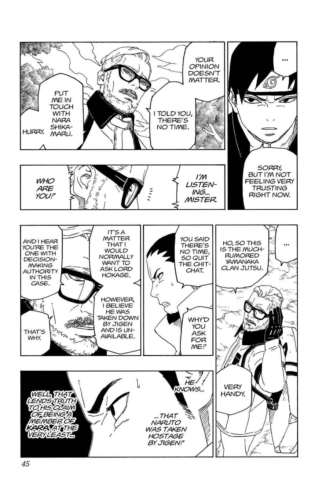 Boruto - Naruto Next Generations, chapter 44, page 45