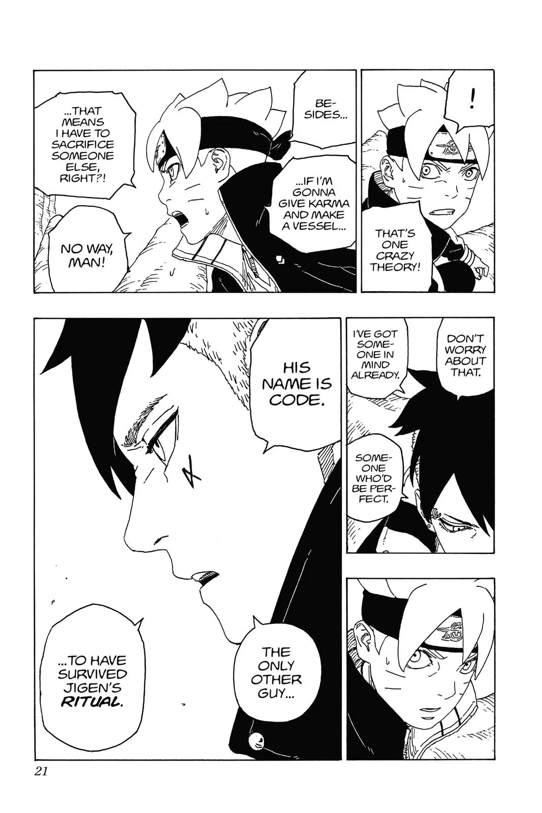 Boruto - Naruto Next Generations, chapter 56, page 21