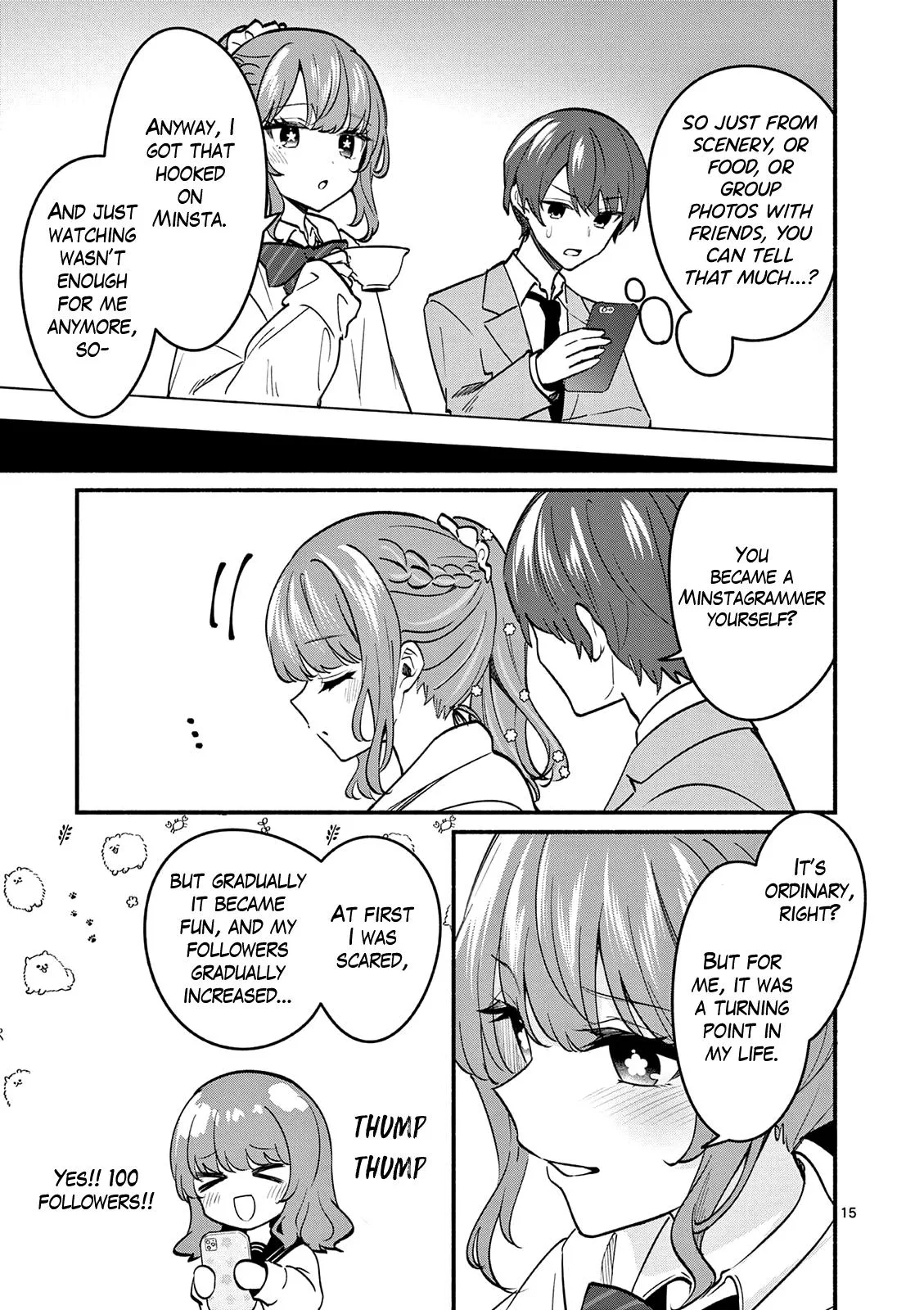 Shiotaiou no Sato-san ga Ore ni dake Amai, chapter 88, page 15