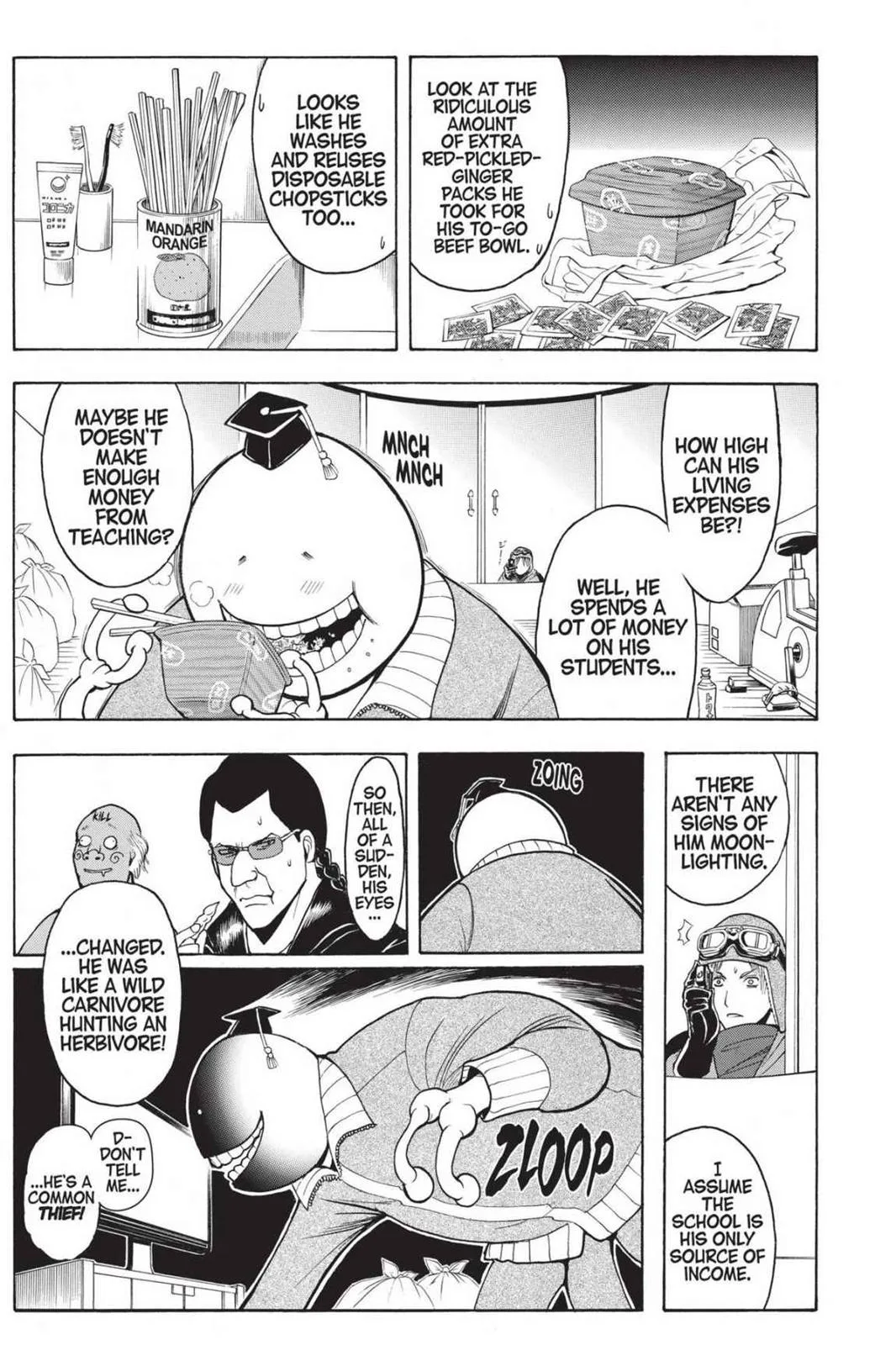 Assassination Classroom, chapter 180.5, page 9
