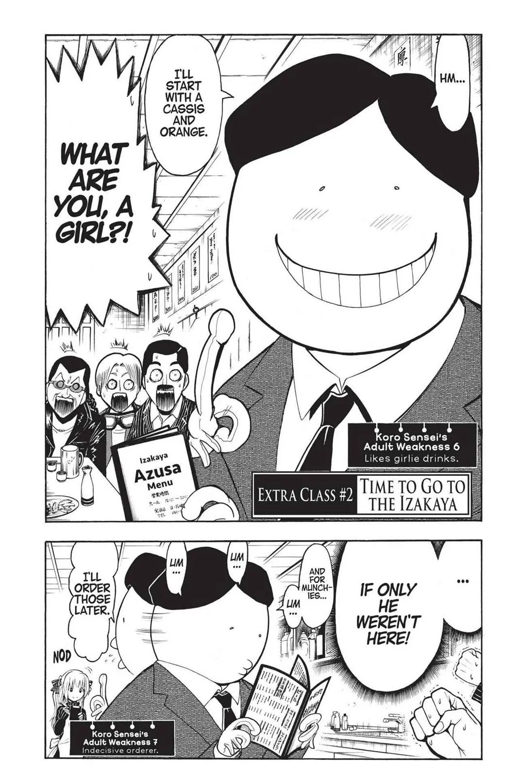 Assassination Classroom, chapter 180.6, page 2