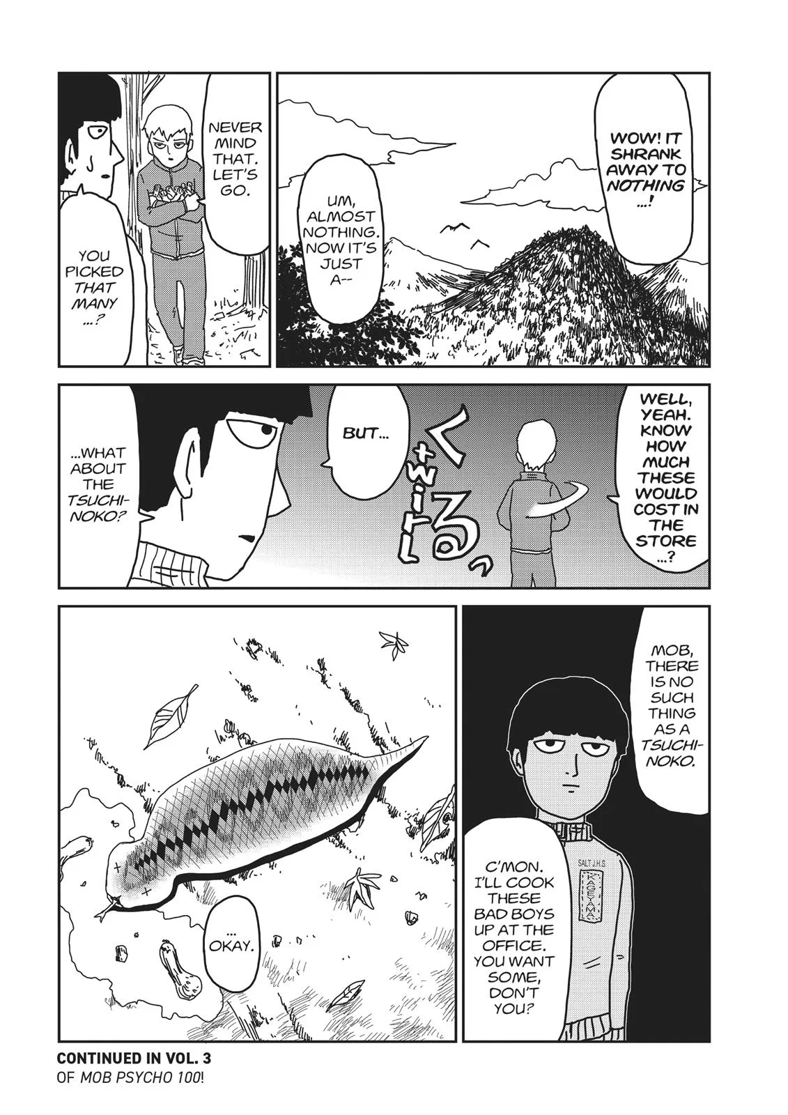 Mob Psycho 100, chapter 17.5, page 20