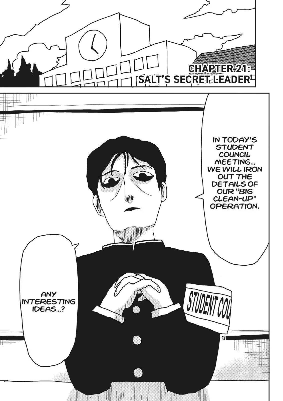 Mob Psycho 100, chapter 21, page 1