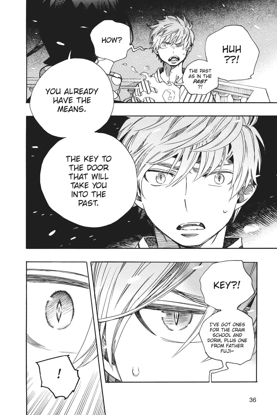 Blue Exorcist, chapter 99, page 36