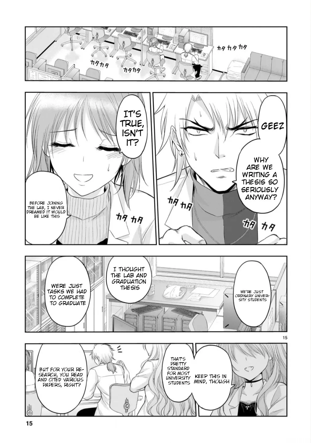 Rikei ga Koi ni Ochita no de Shoumei shitemita, chapter 108, page 15