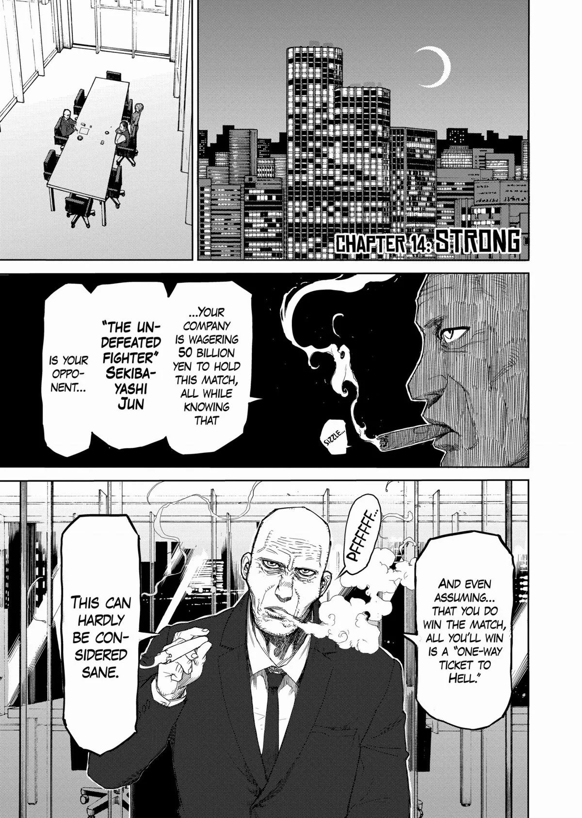 Kengan Ashura, chapter 14, page 1
