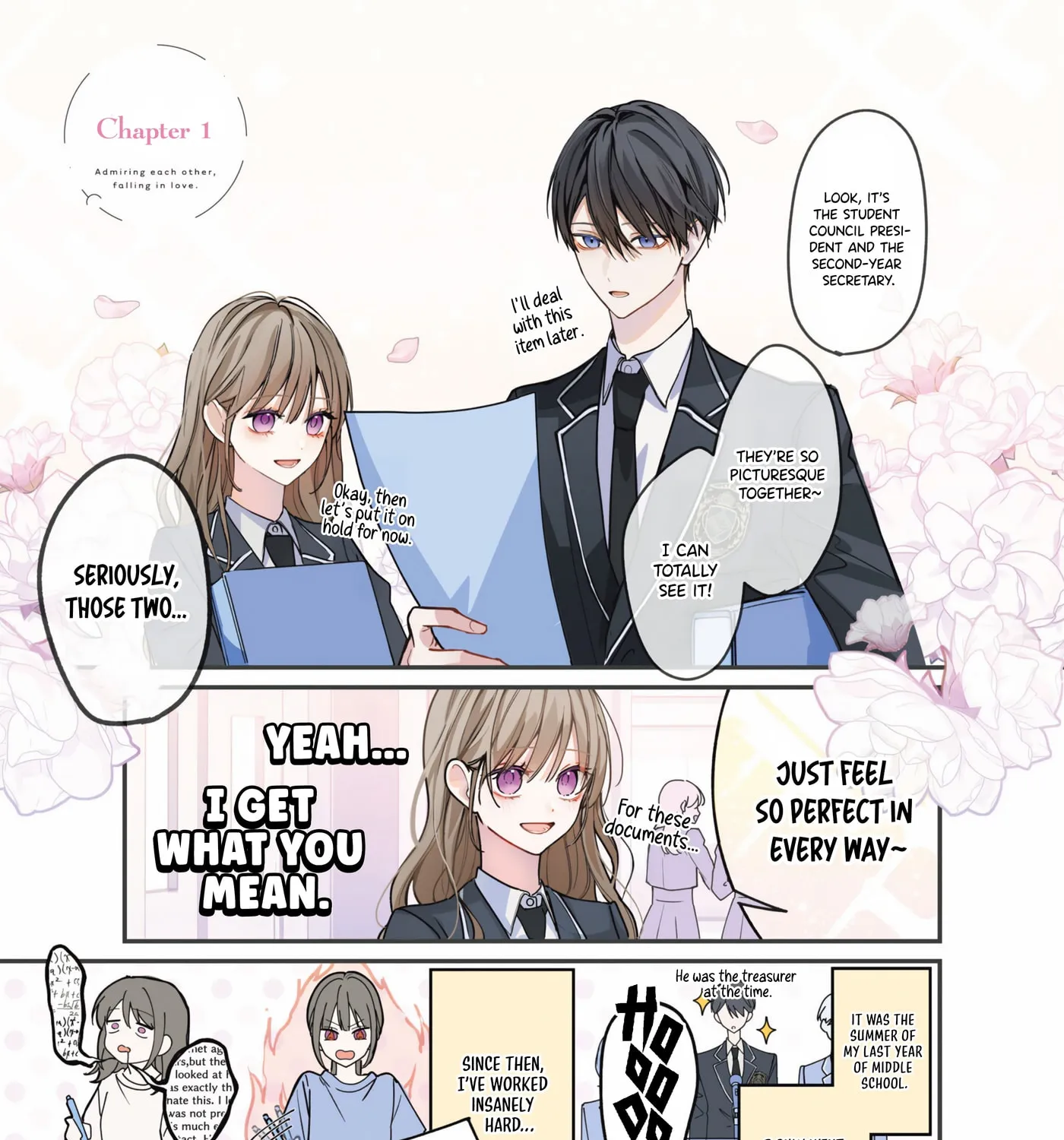 Admiring Each Other, Falling in Love, chapter 1, page 1
