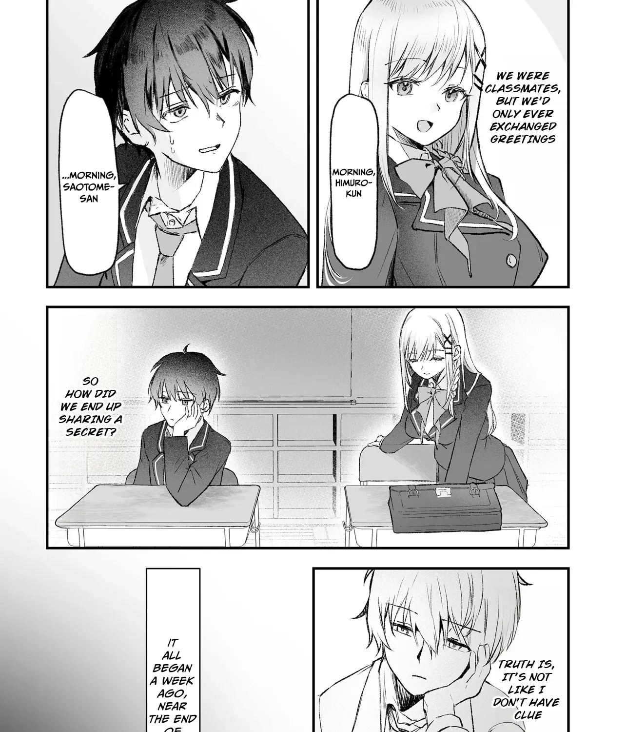 The Saintly Girl Sitting Next to Me Secretly Shows Me What's Under Her Skirt, chapter 1, page 11