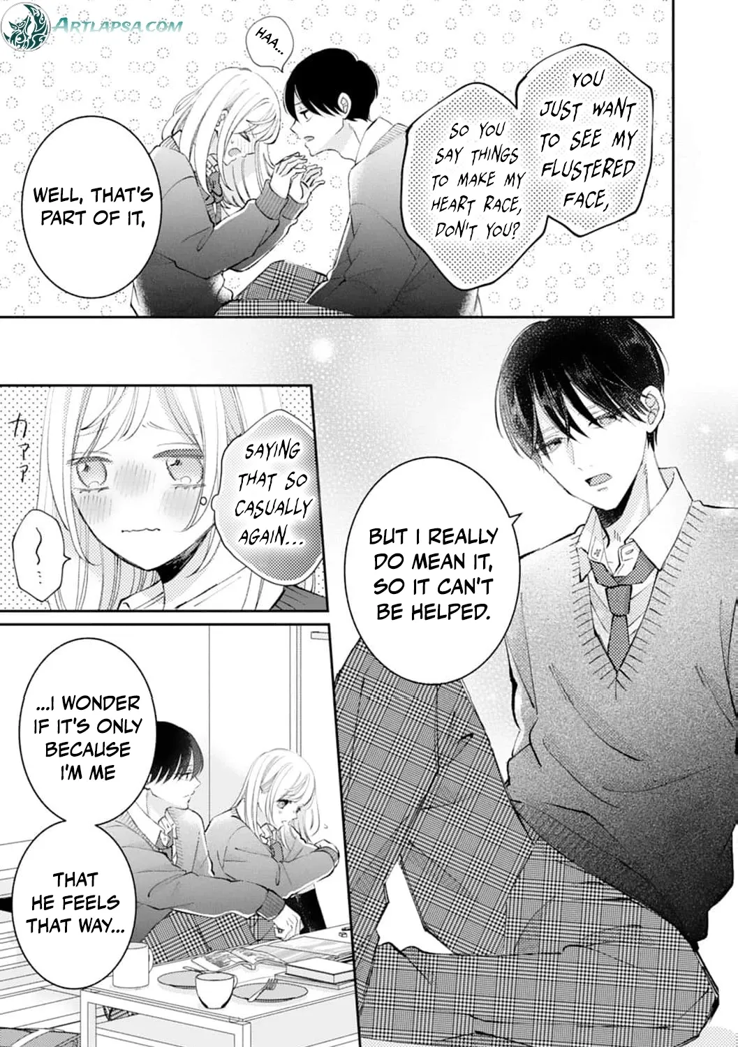 Haraguro Ouji no Ijiwaru wa Mohaya Koi, chapter 15, page 48
