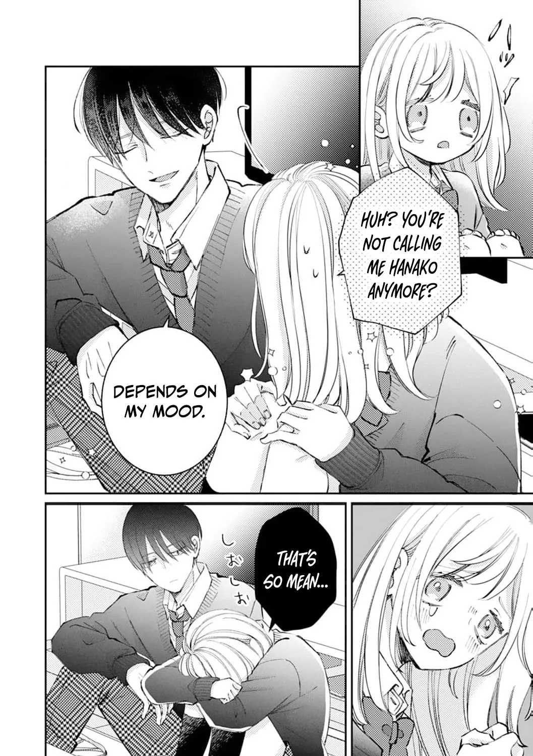 Haraguro Ouji no Ijiwaru wa Mohaya Koi, chapter 15, page 54