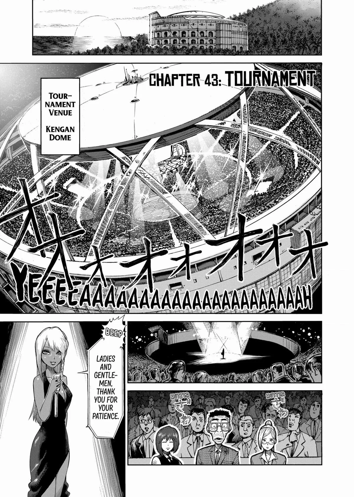 Kengan Ashura, chapter 43, page 1