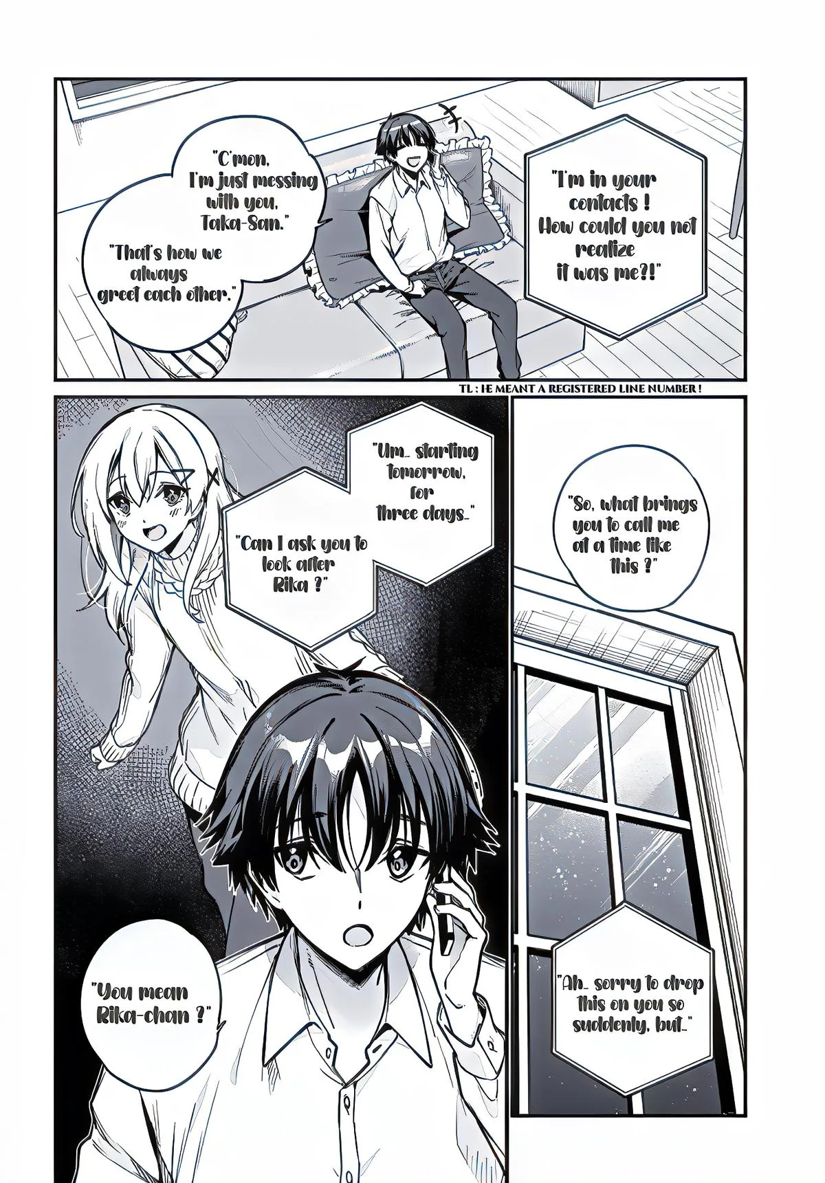 I'm Gonna Live with You Not Because My Parents Left Me Their Debt but Because I Like You, chapter 37, page 2