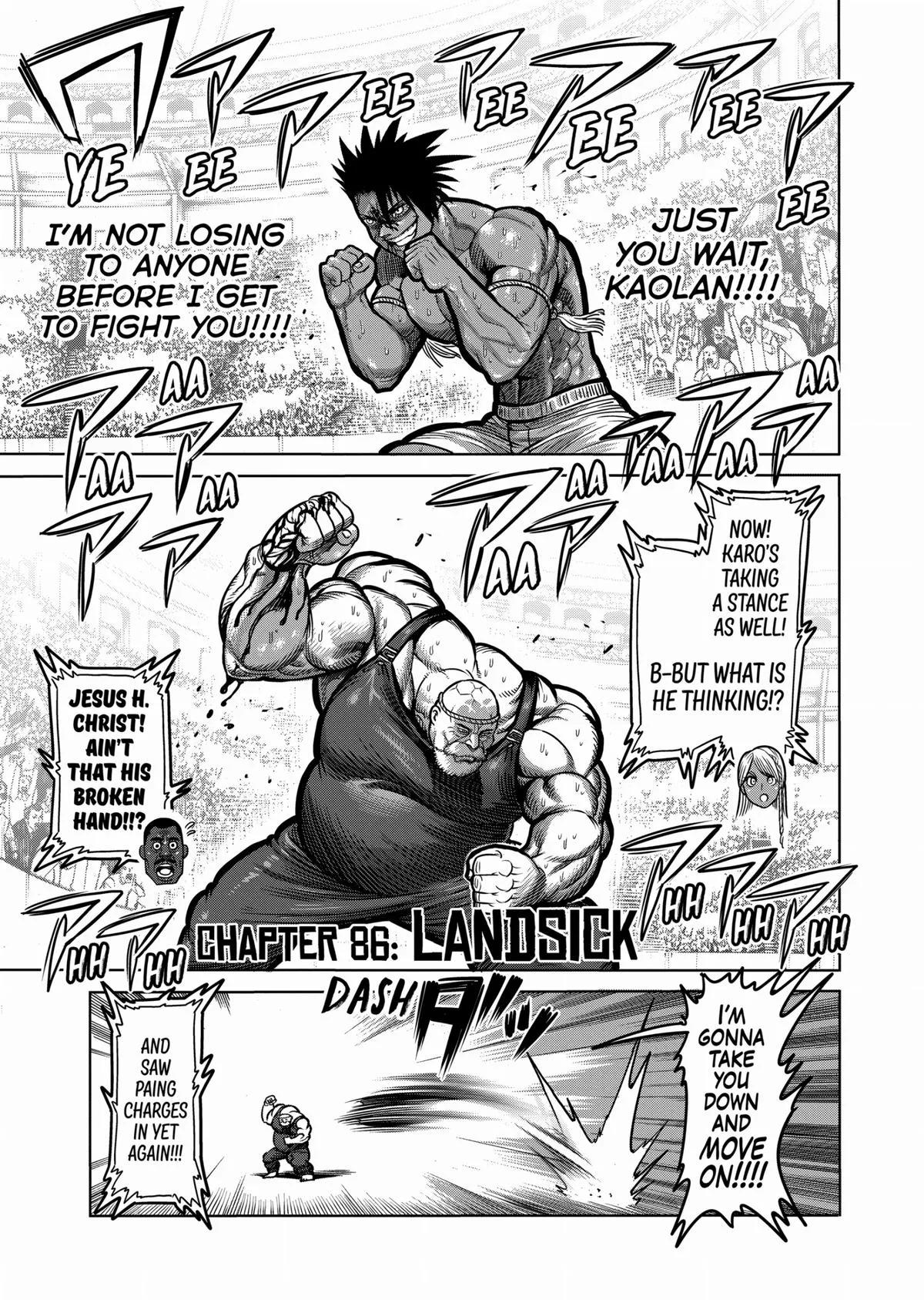 Kengan Ashura, chapter 86, page 1
