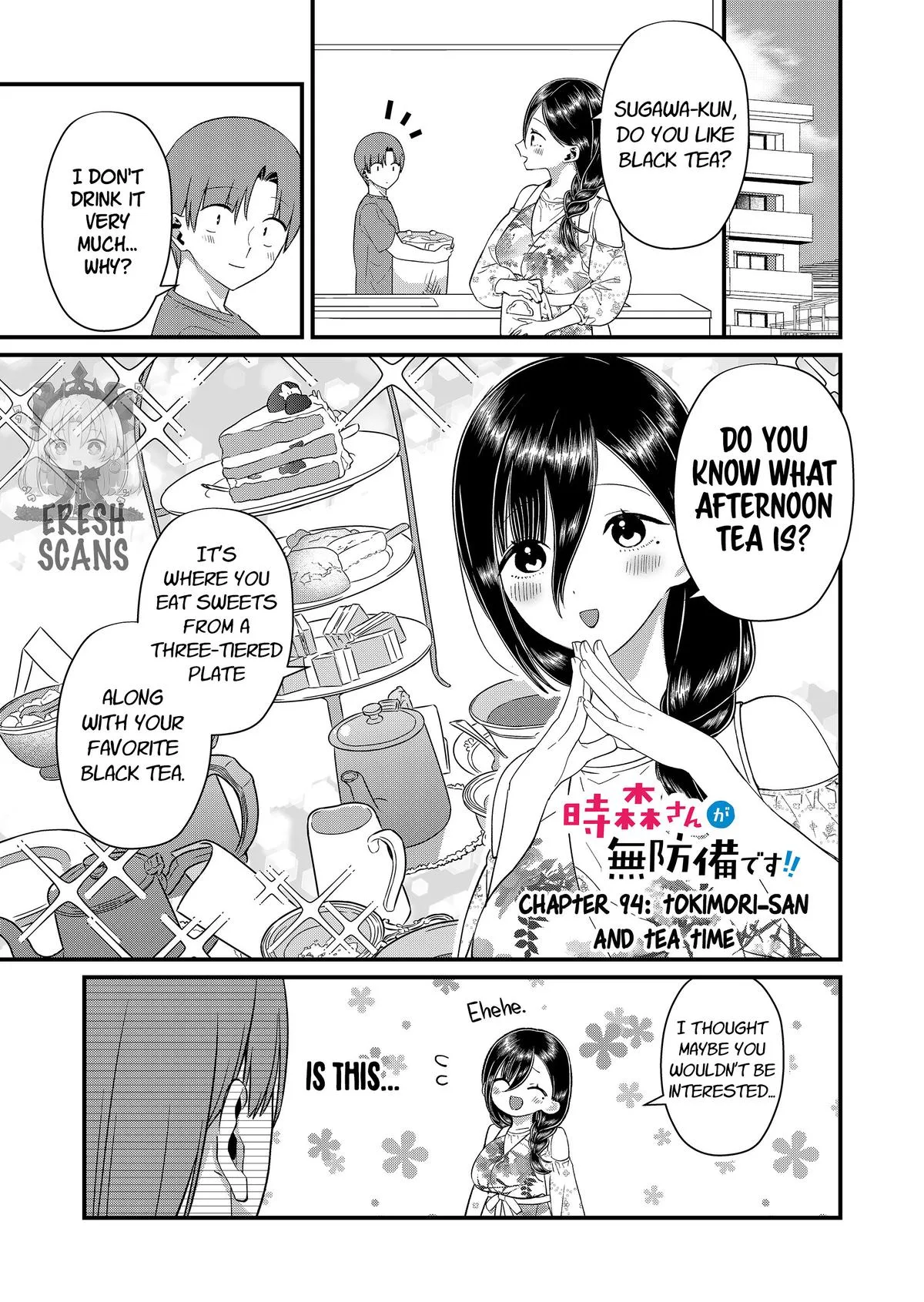 Tokimori-san Is Completely Defenseless!!, chapter 94, page 1