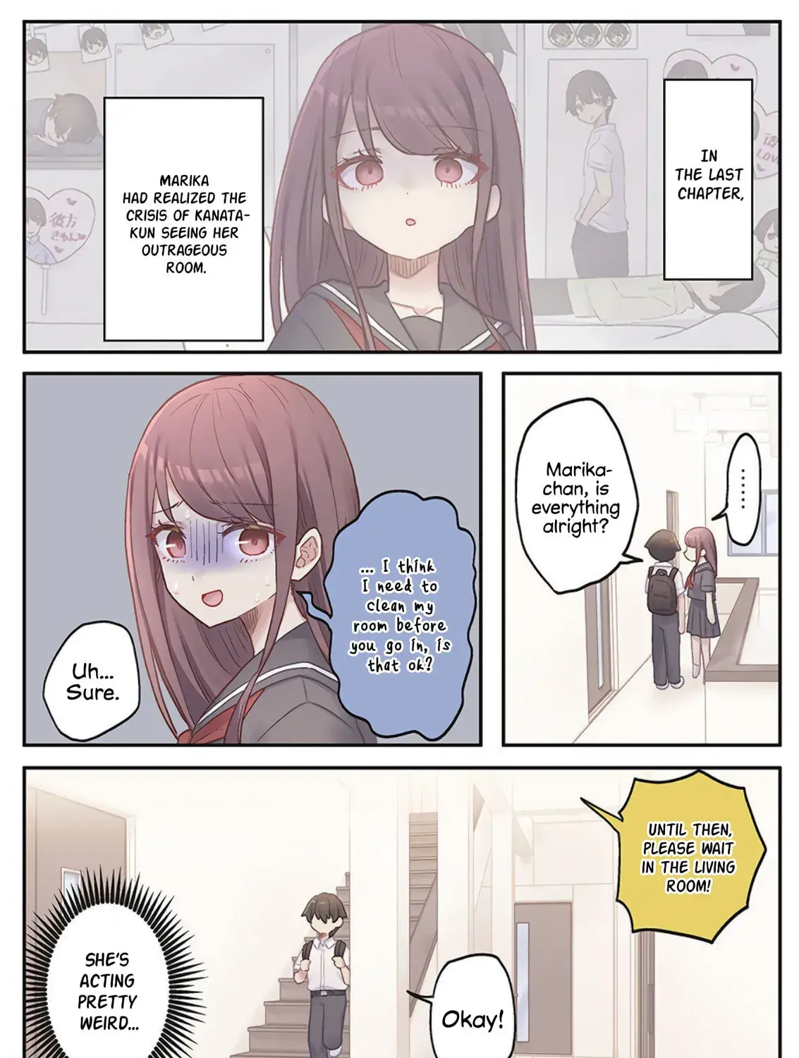 Marika-chan's affection meter is completely broken, chapter 18, page 1