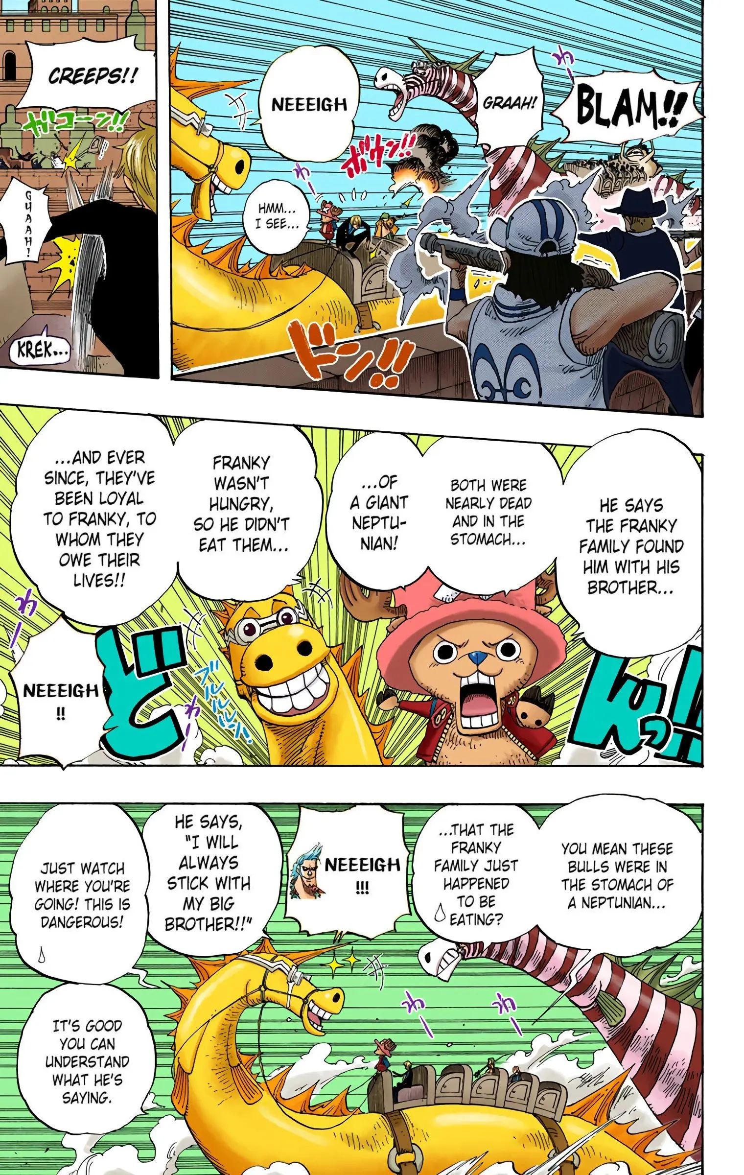 One Piece Colored, chapter 383, page 5