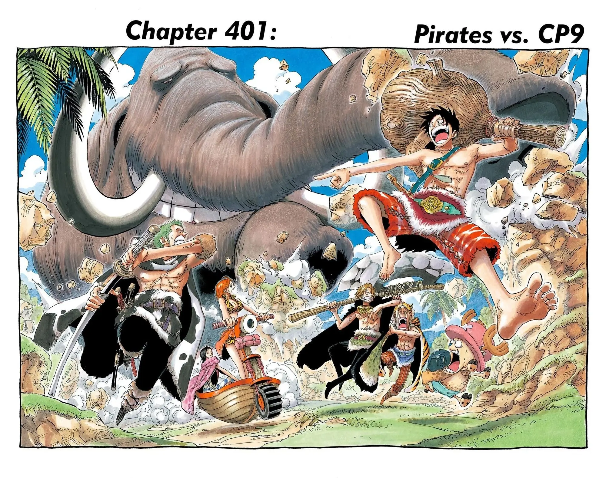 One Piece Colored, chapter 401, page 1