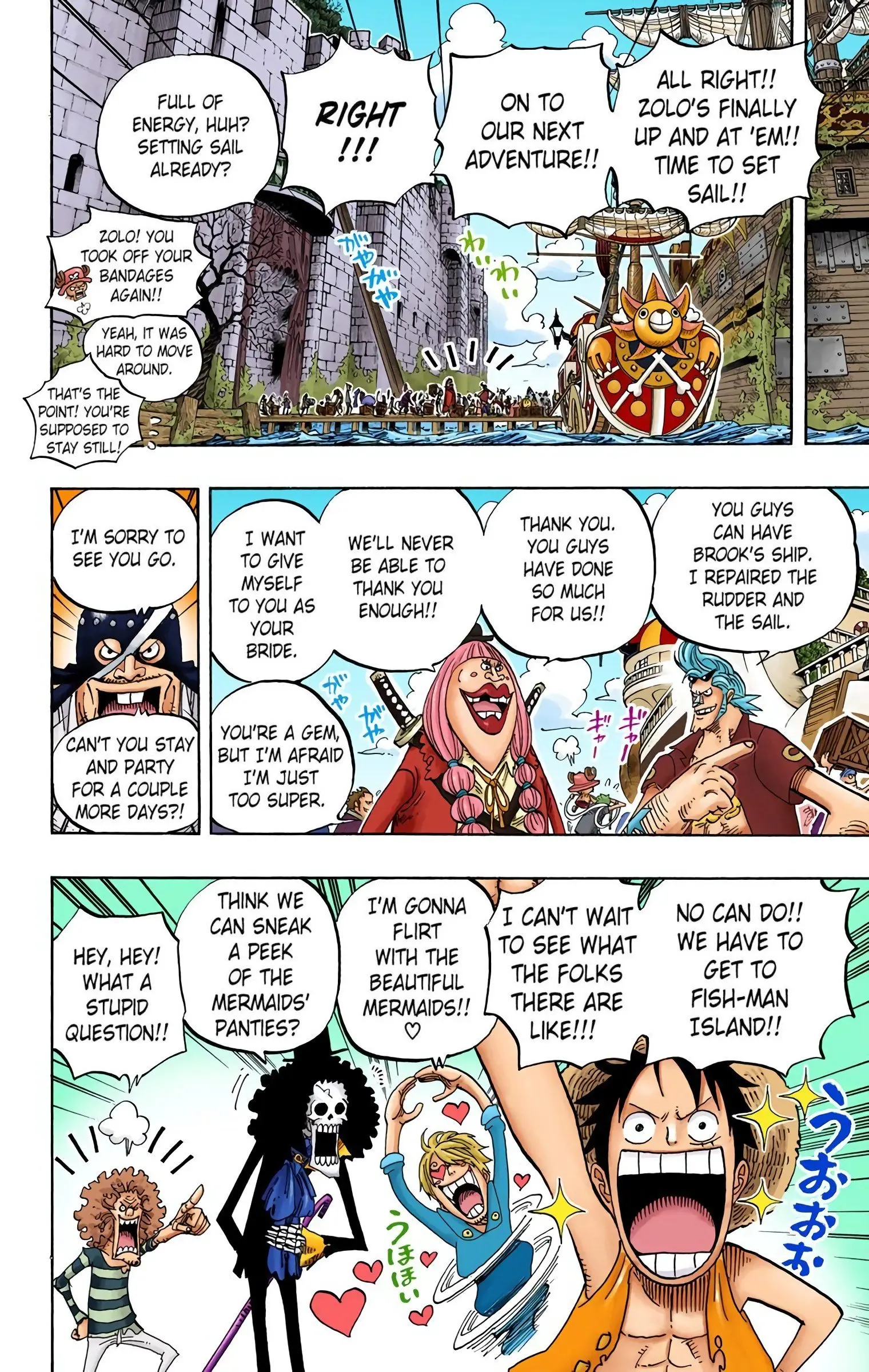 One Piece Colored, chapter 489, page 14