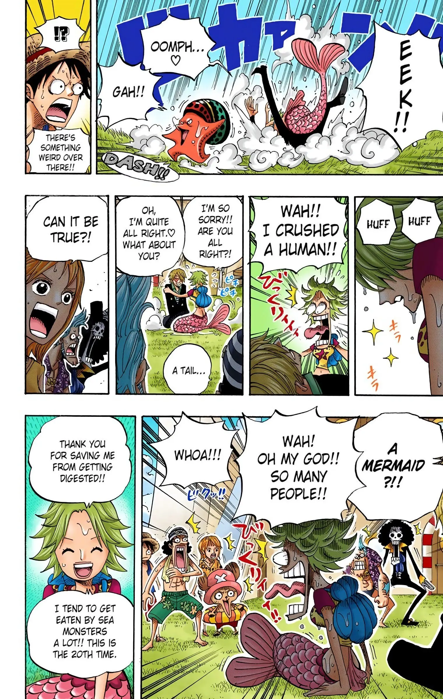 One Piece Colored, chapter 490, page 17