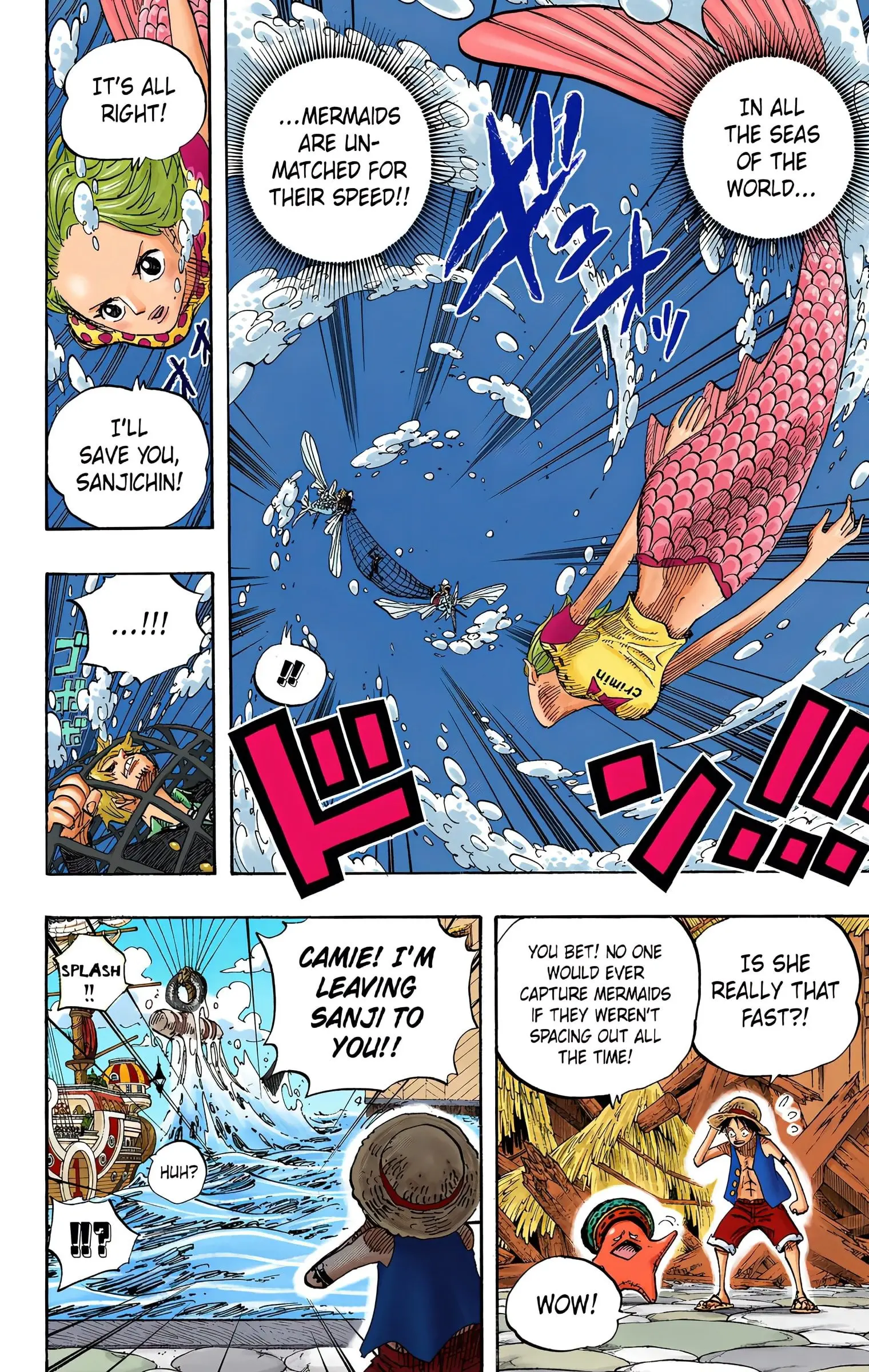 One Piece Colored, chapter 495, page 8