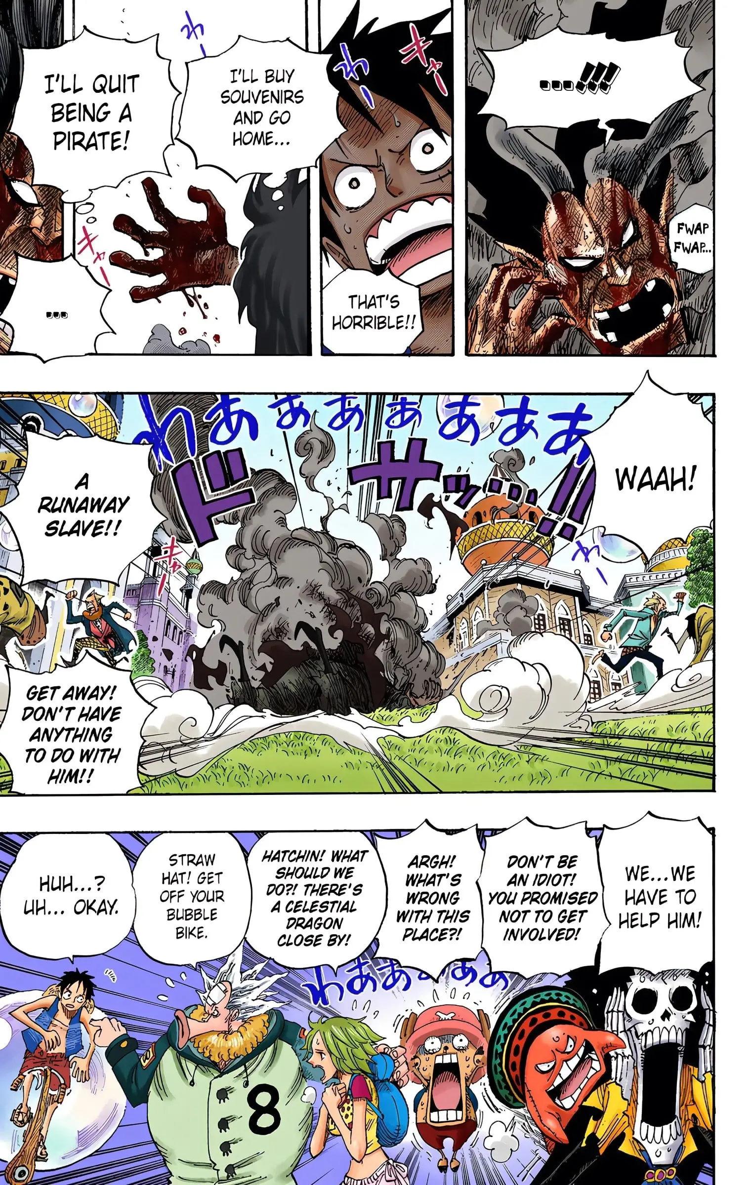 One Piece Colored, chapter 497, page 15