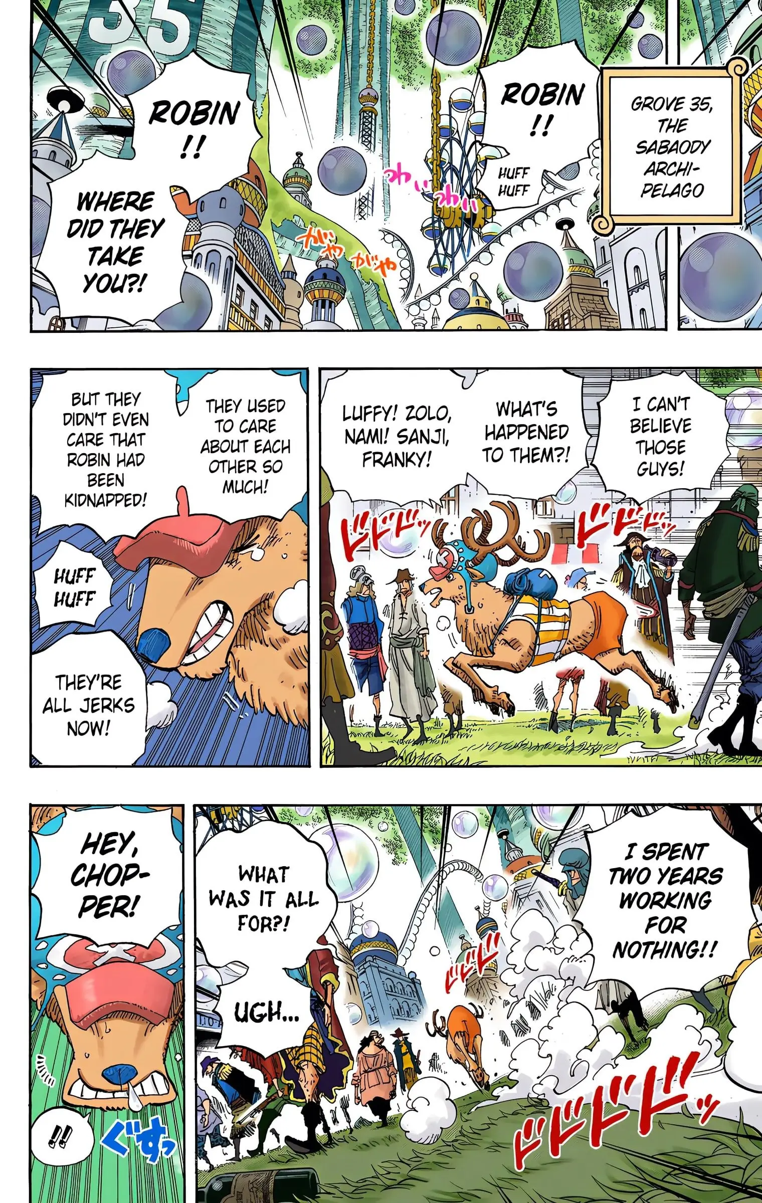 One Piece Colored, chapter 600, page 2