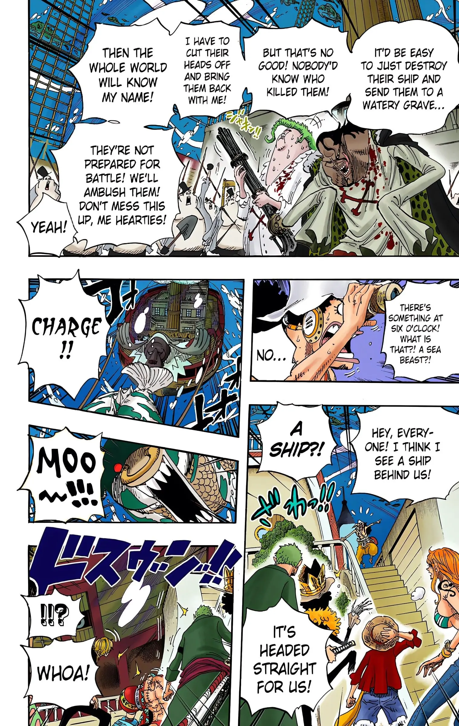 One Piece Colored, chapter 604, page 10