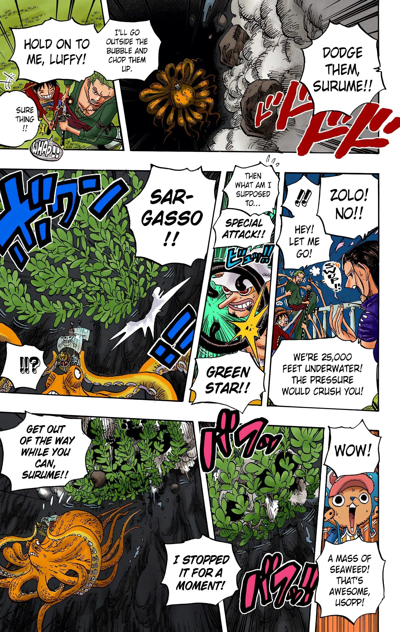 One Piece Colored, chapter 607, page 8