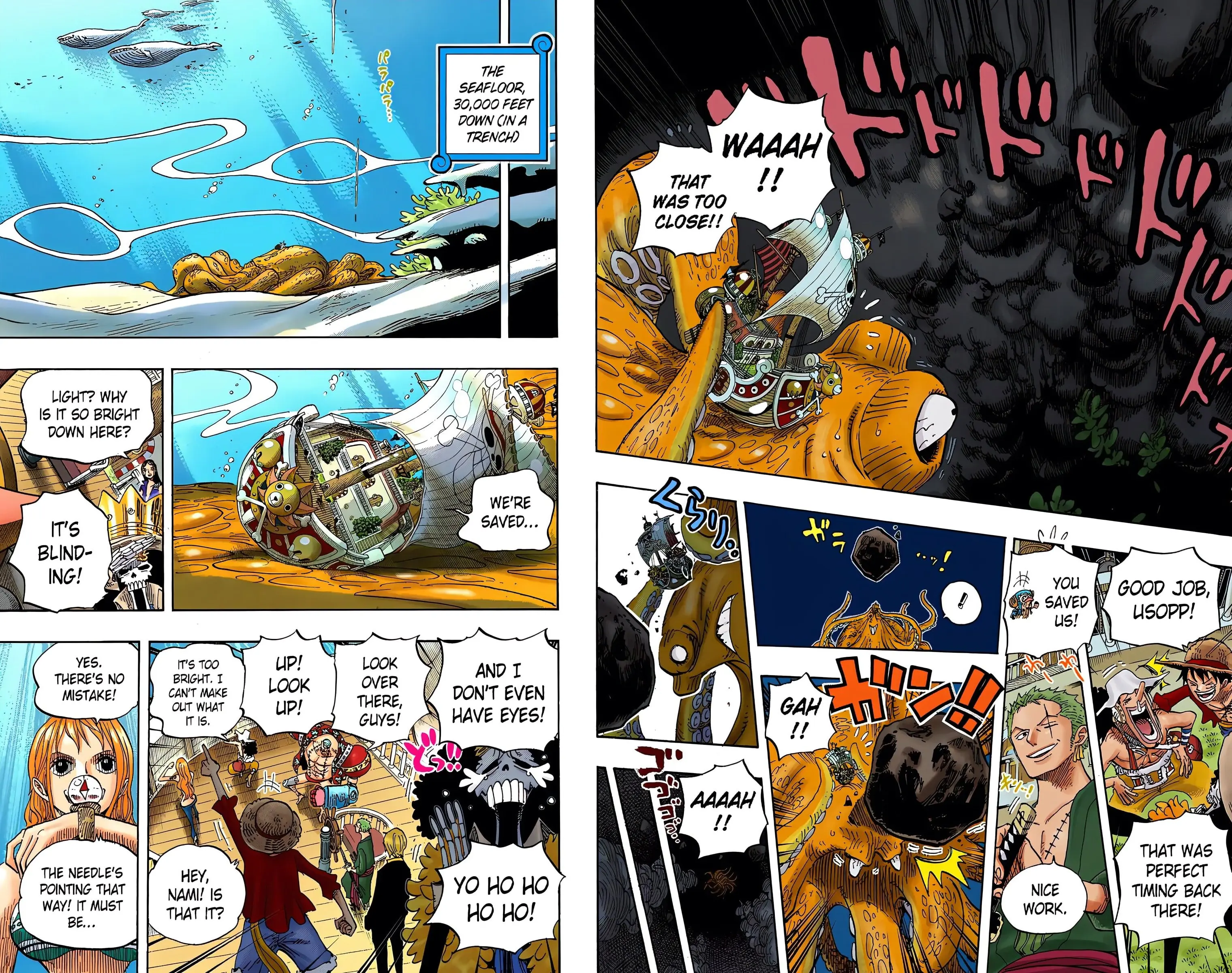 One Piece Colored, chapter 607, page 9