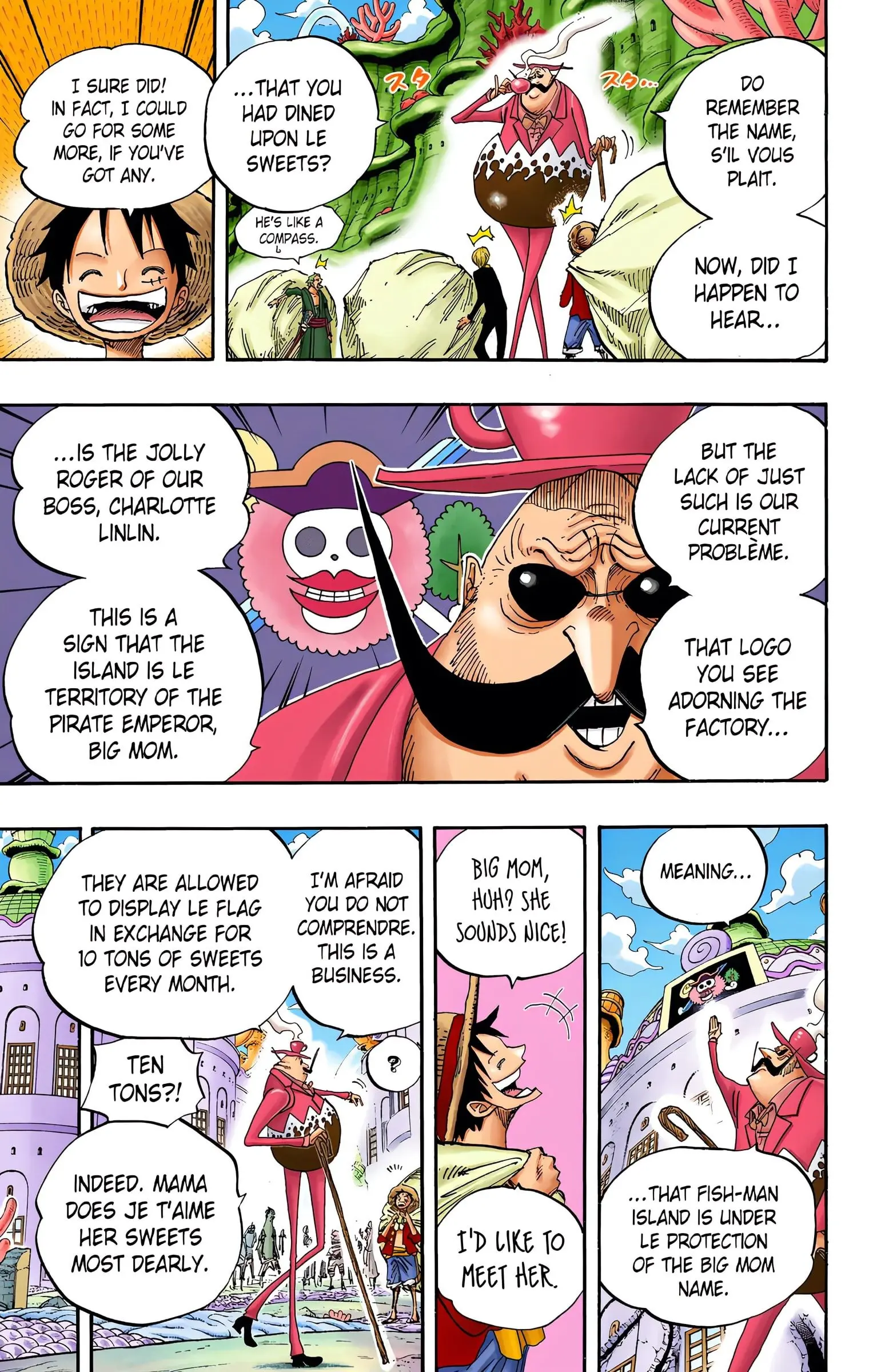 One Piece Colored, chapter 651, page 9