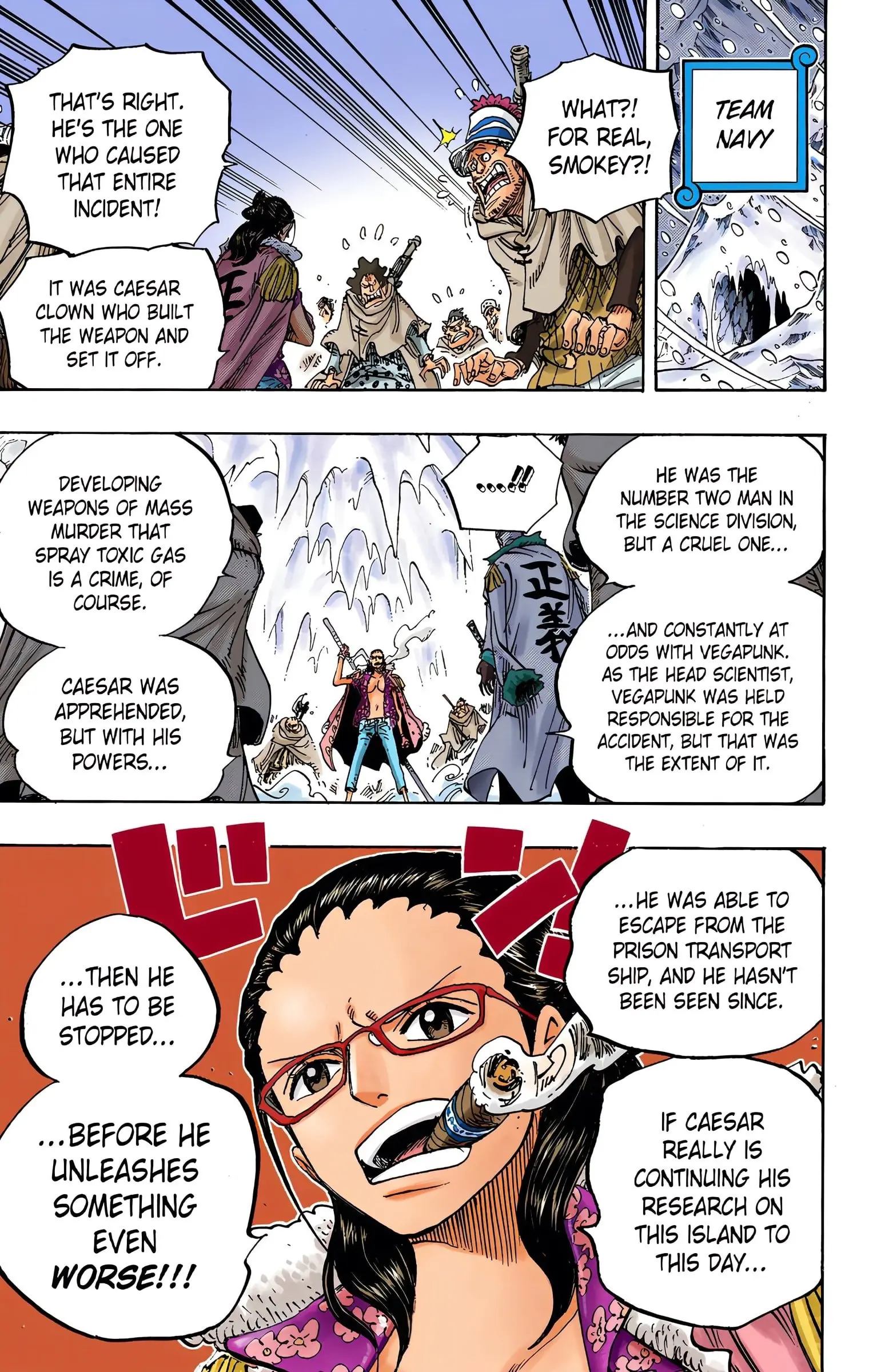 One Piece Colored, chapter 664, page 19