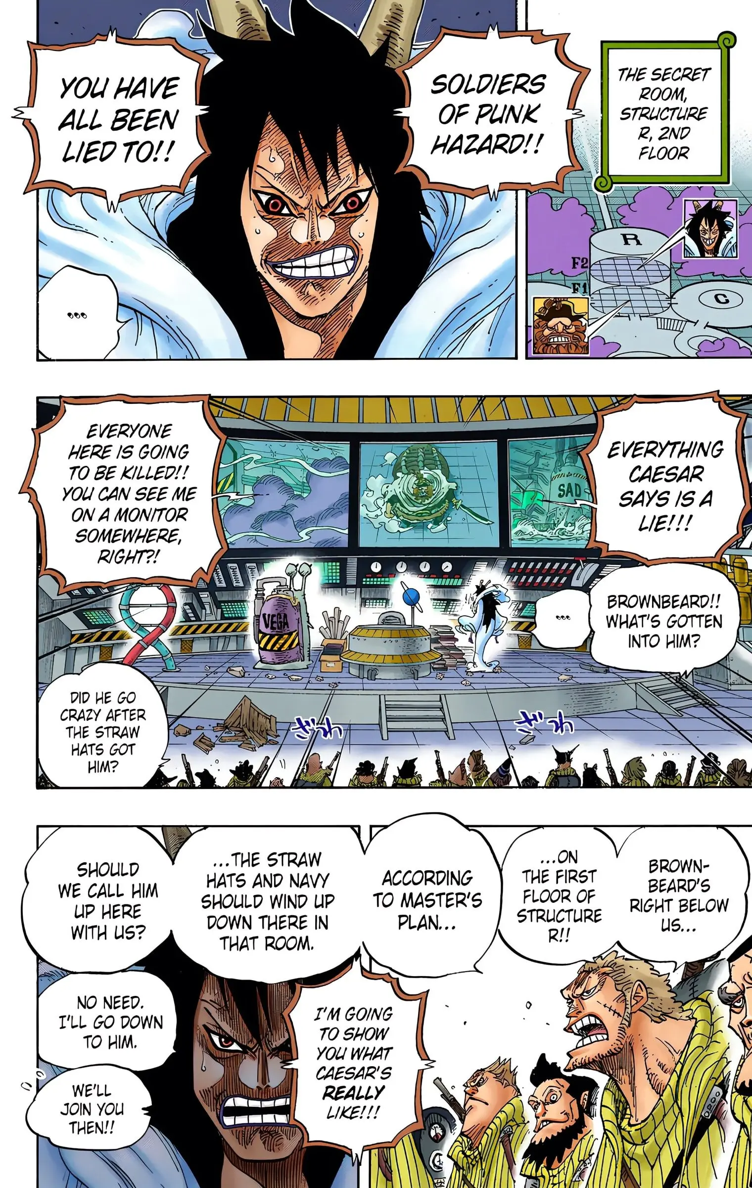 One Piece Colored, chapter 689, page 2