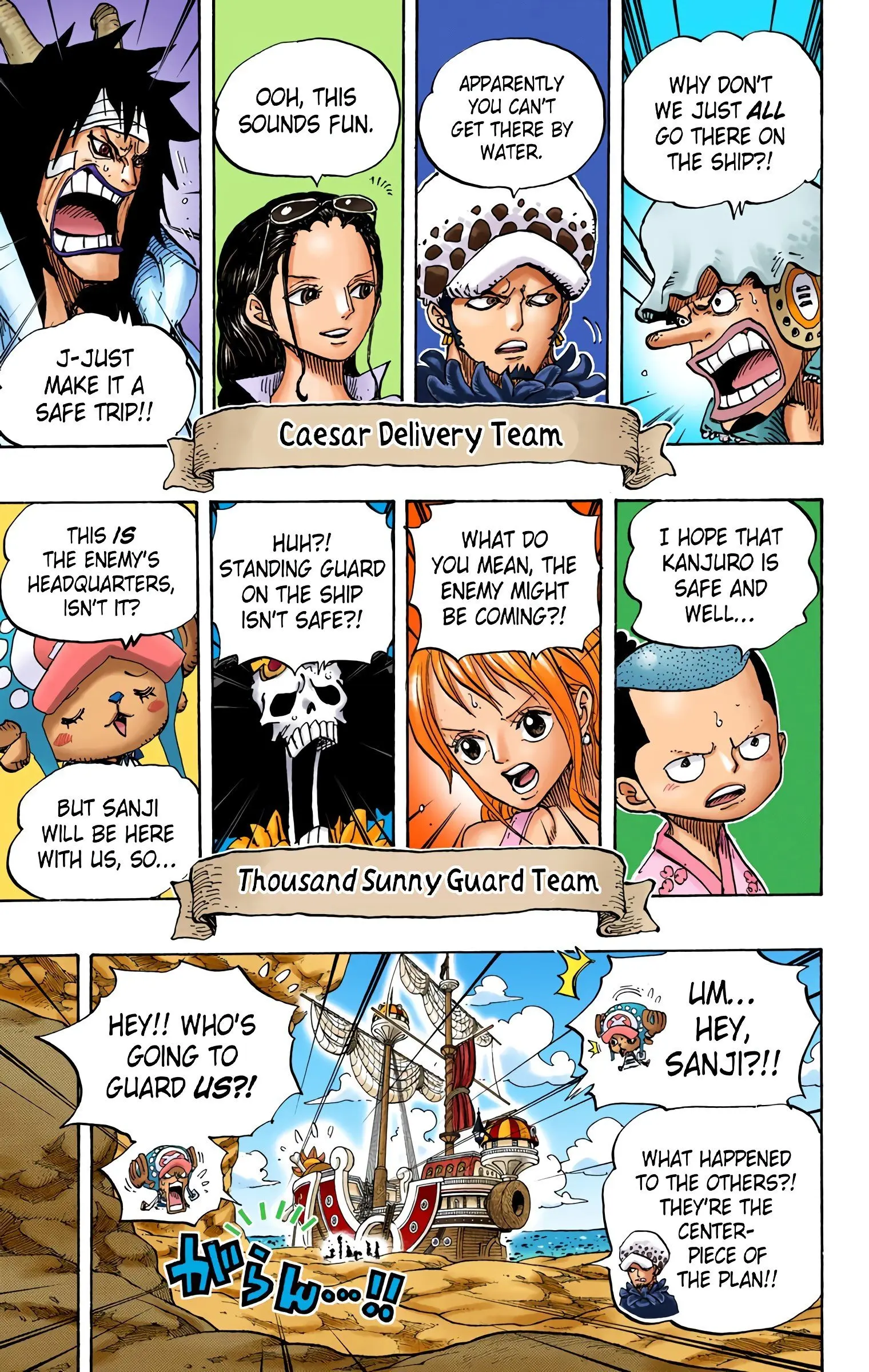 One Piece Colored, chapter 701, page 12