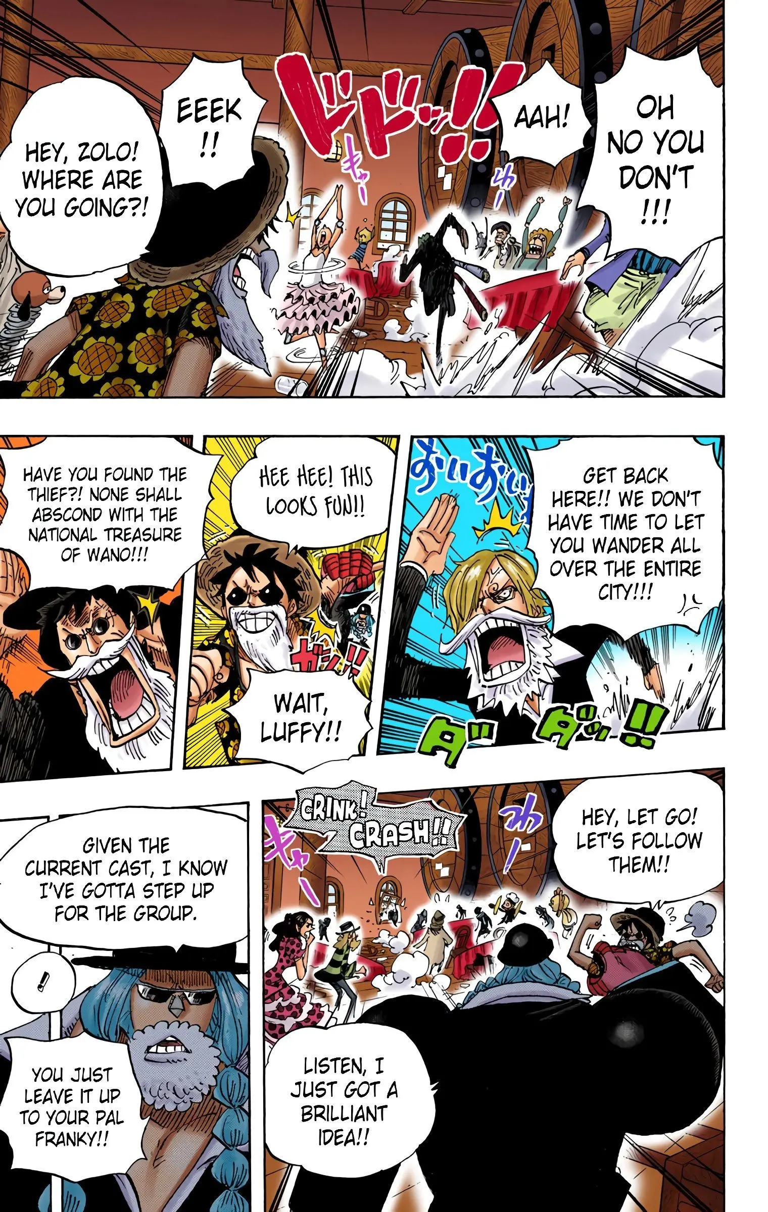 One Piece Colored, chapter 702, page 7