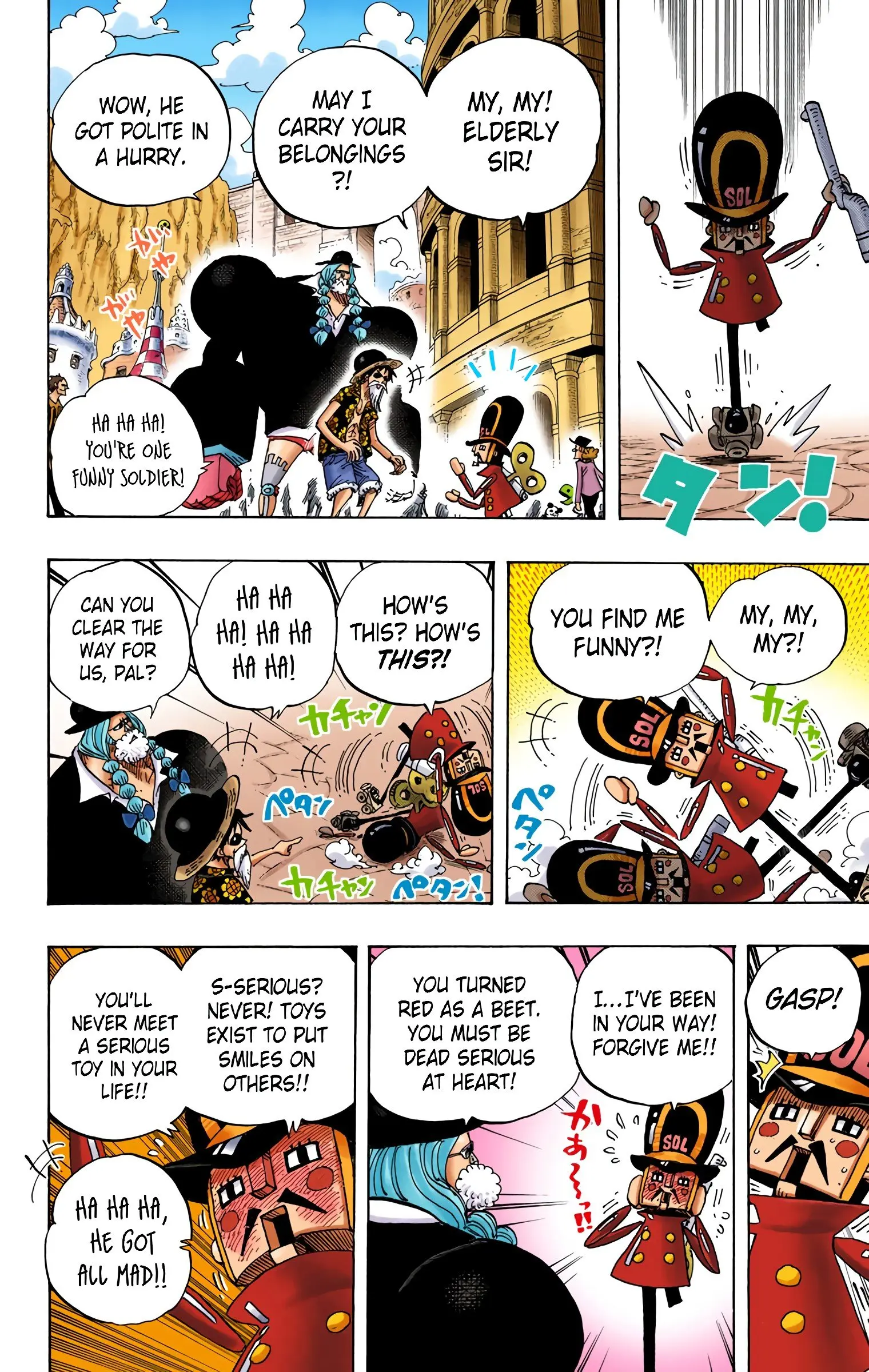 One Piece Colored, chapter 703, page 14