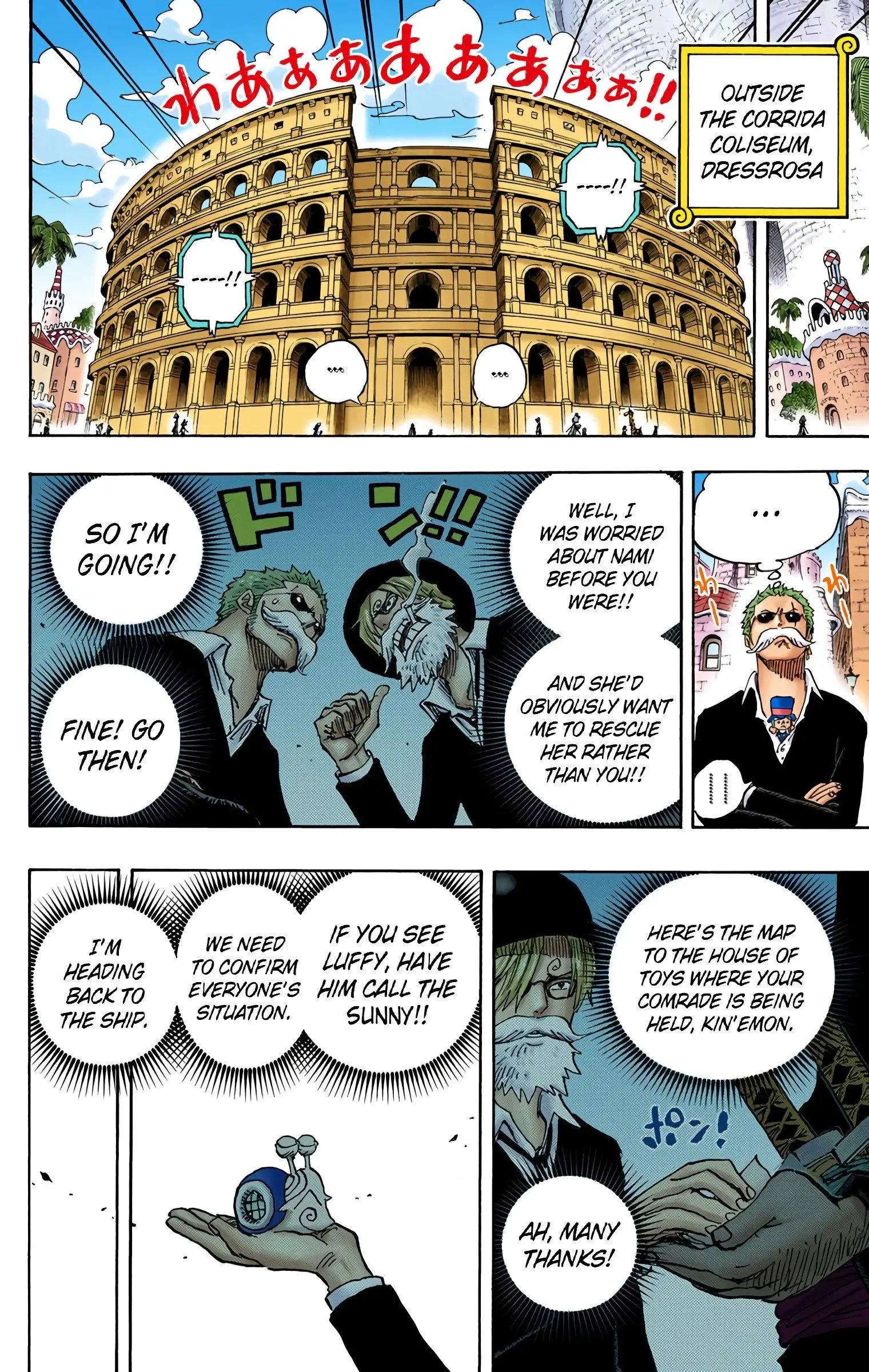 One Piece Colored, chapter 723, page 2