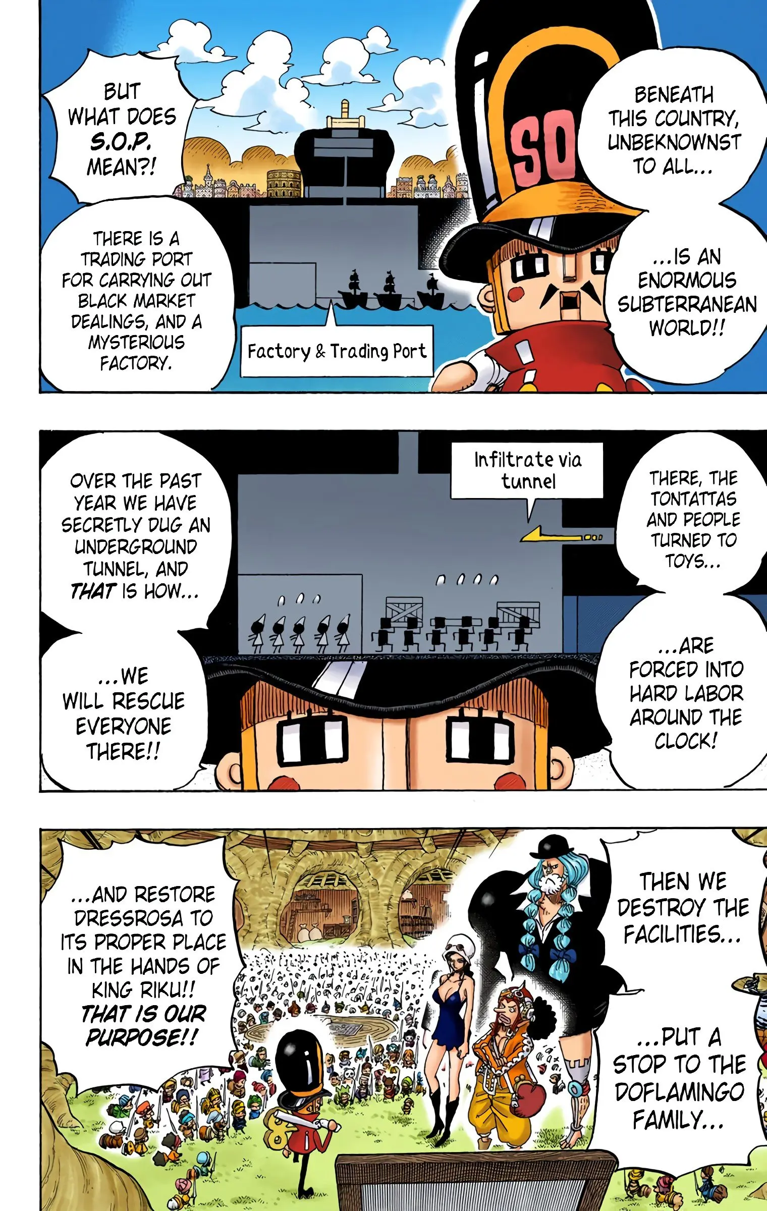 One Piece Colored, chapter 731, page 6