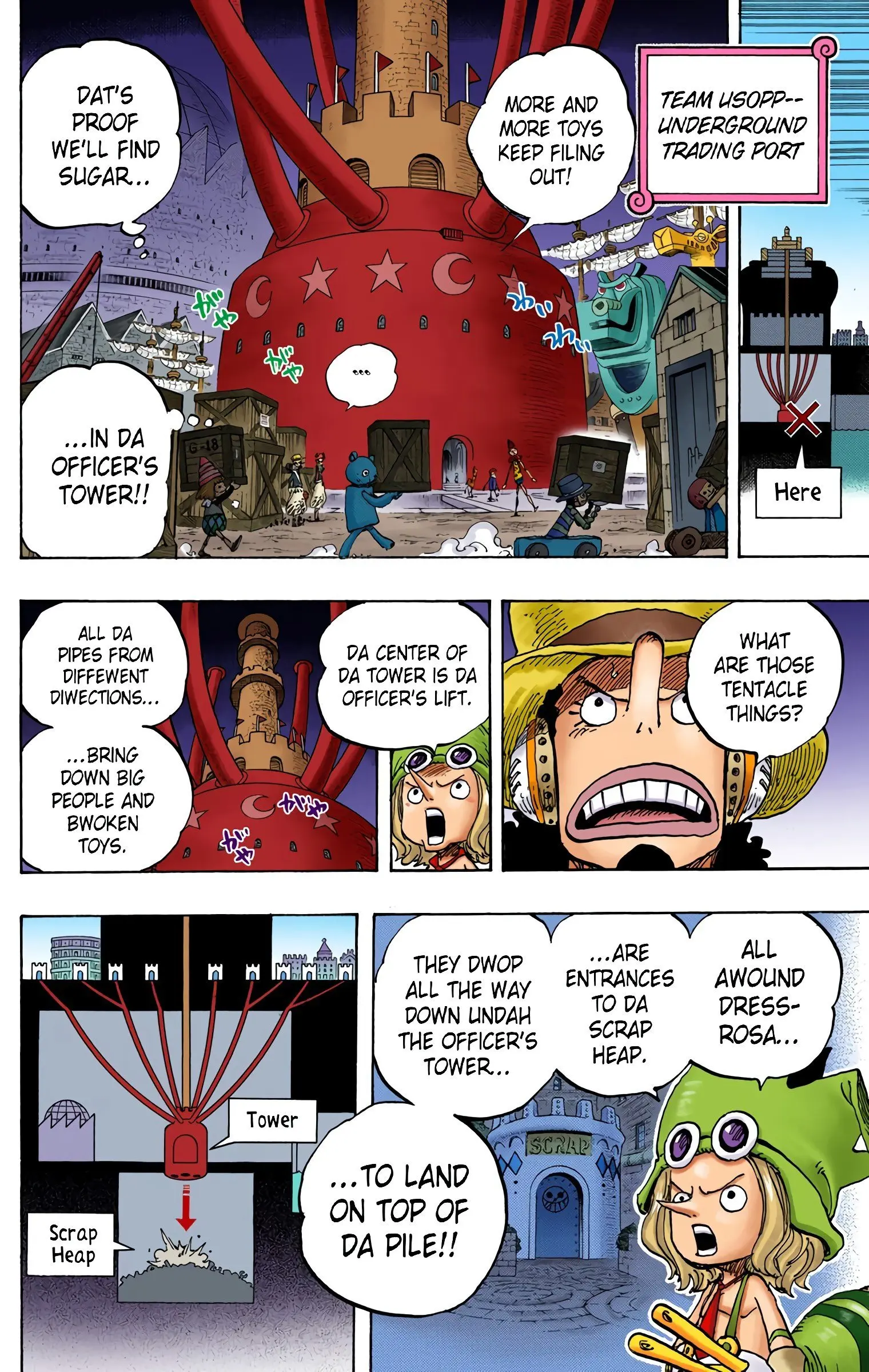 One Piece Colored, chapter 737, page 10