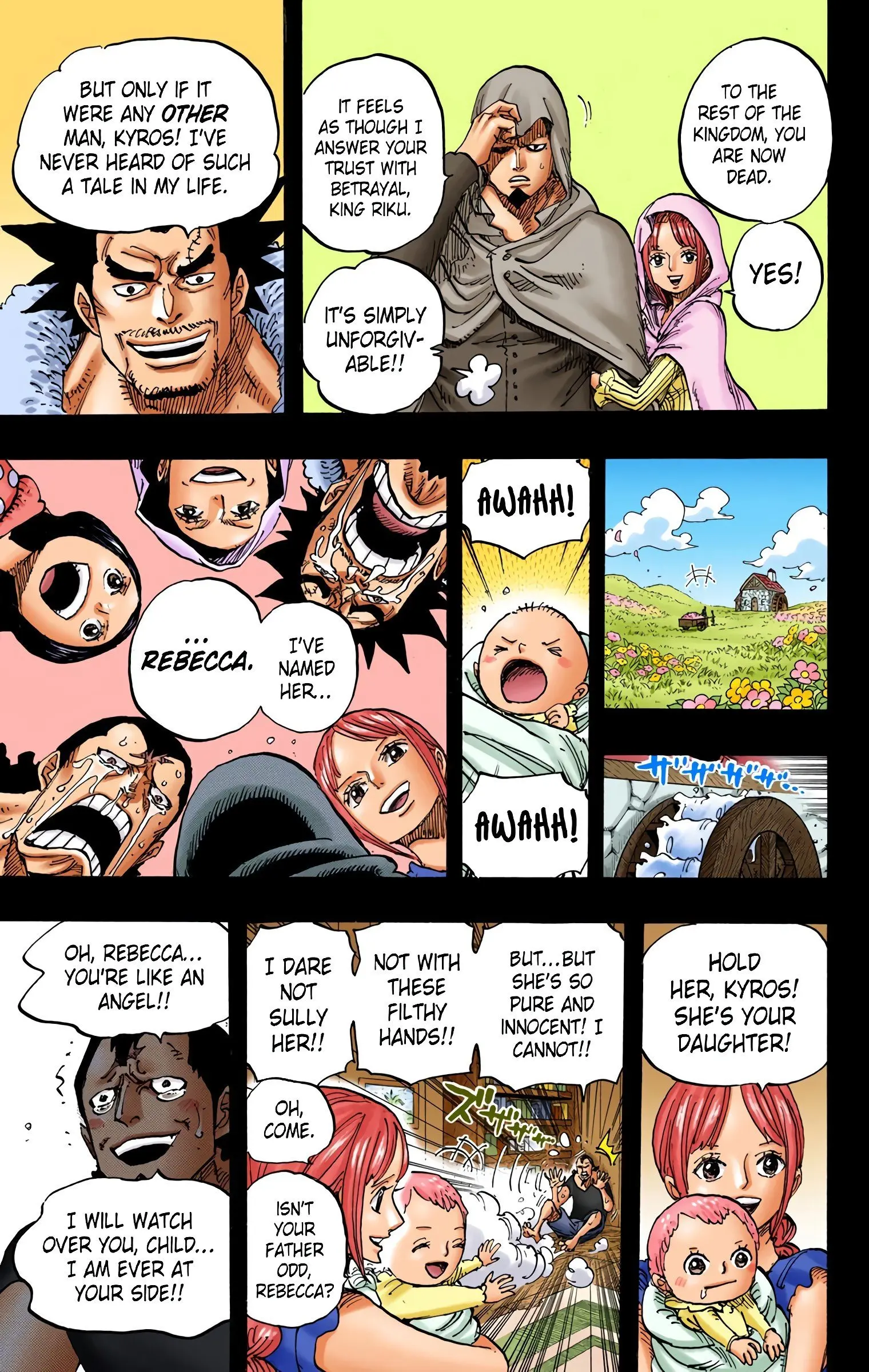 One Piece Colored, chapter 742, page 7