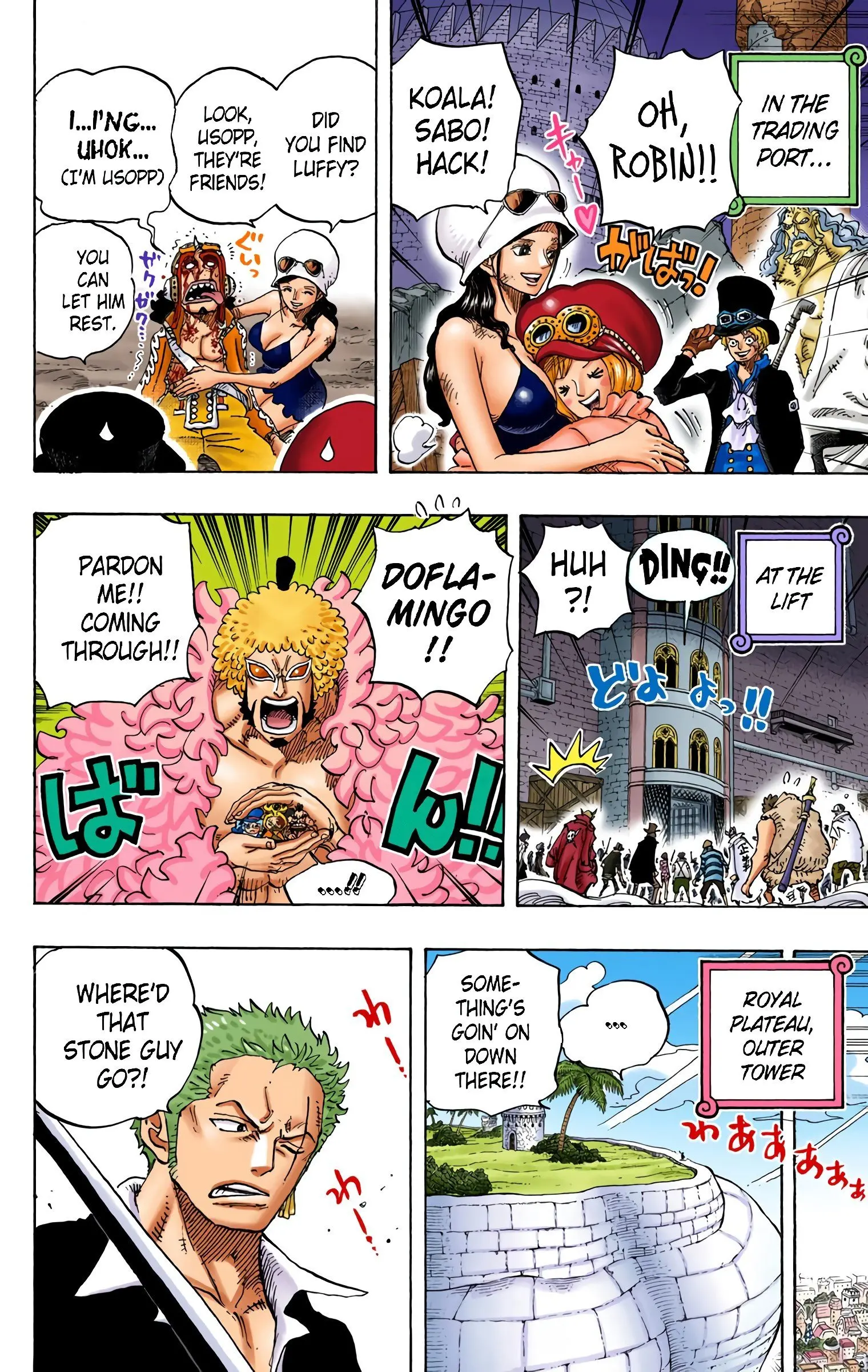 One Piece Colored, chapter 745, page 4