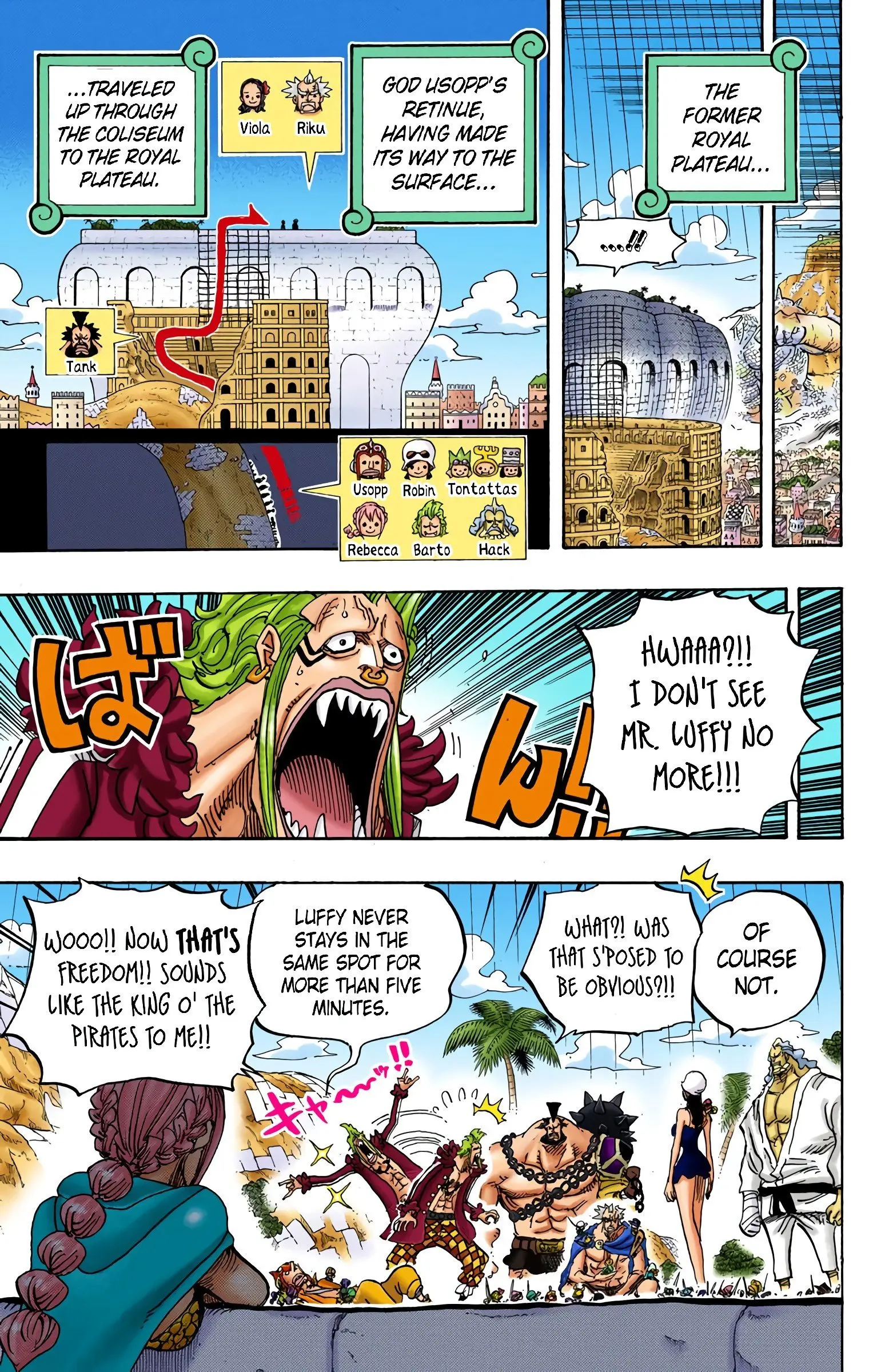 One Piece Colored, chapter 750, page 6