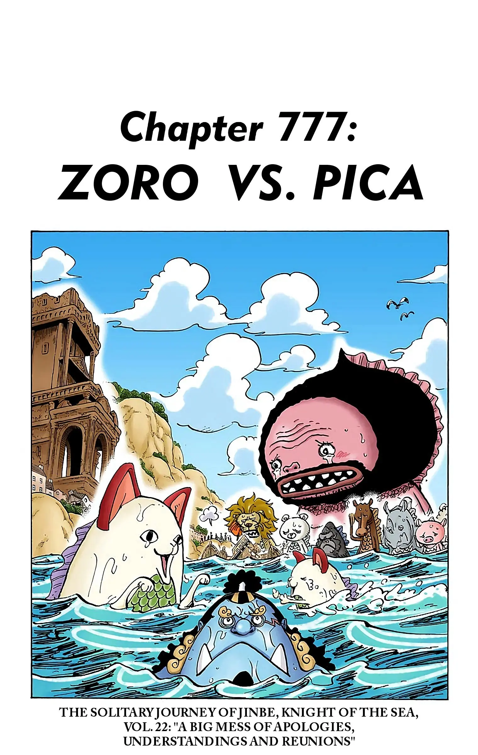 One Piece Colored, chapter 777, page 1