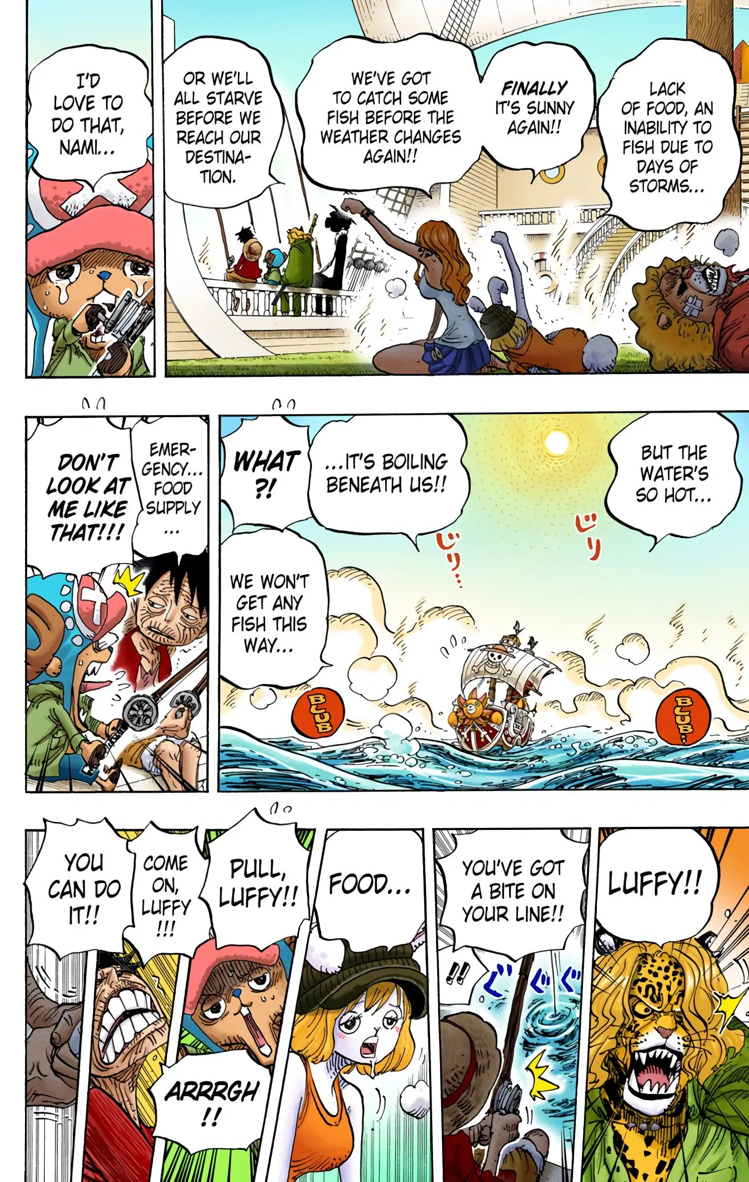 One Piece Colored, chapter 825, page 8