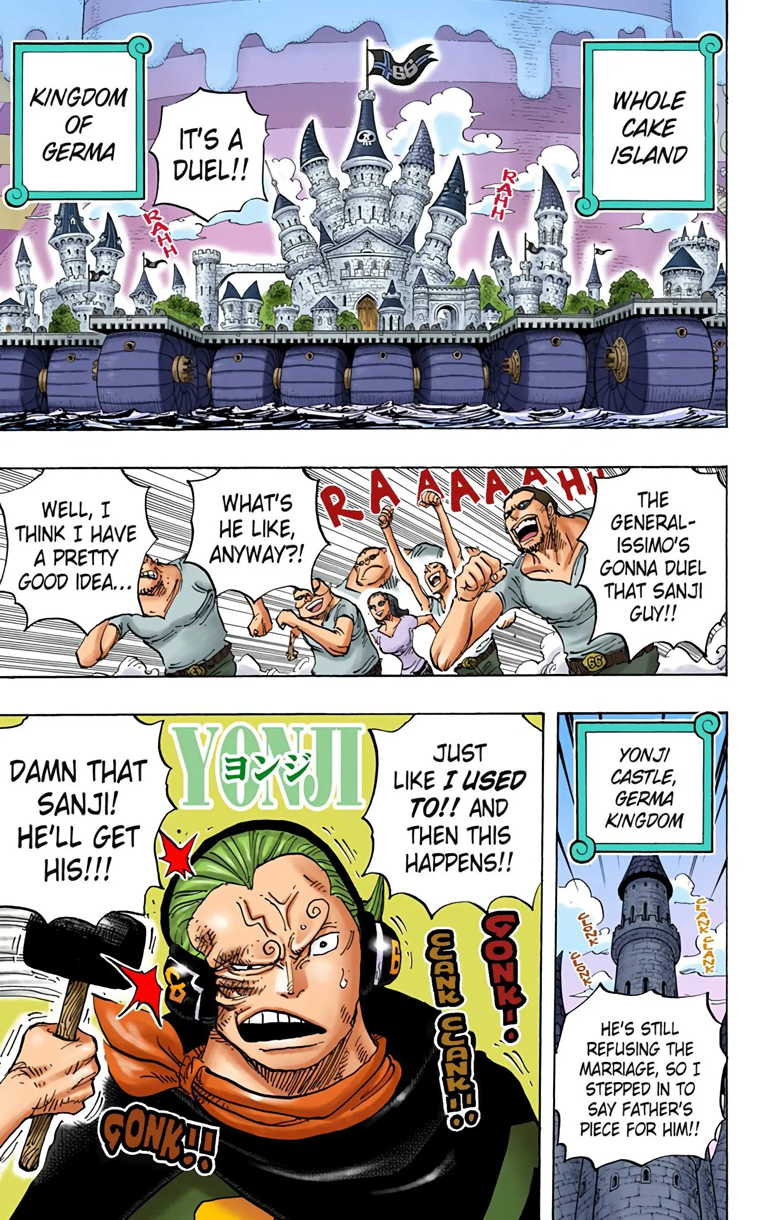 One Piece Colored, chapter 833, page 1