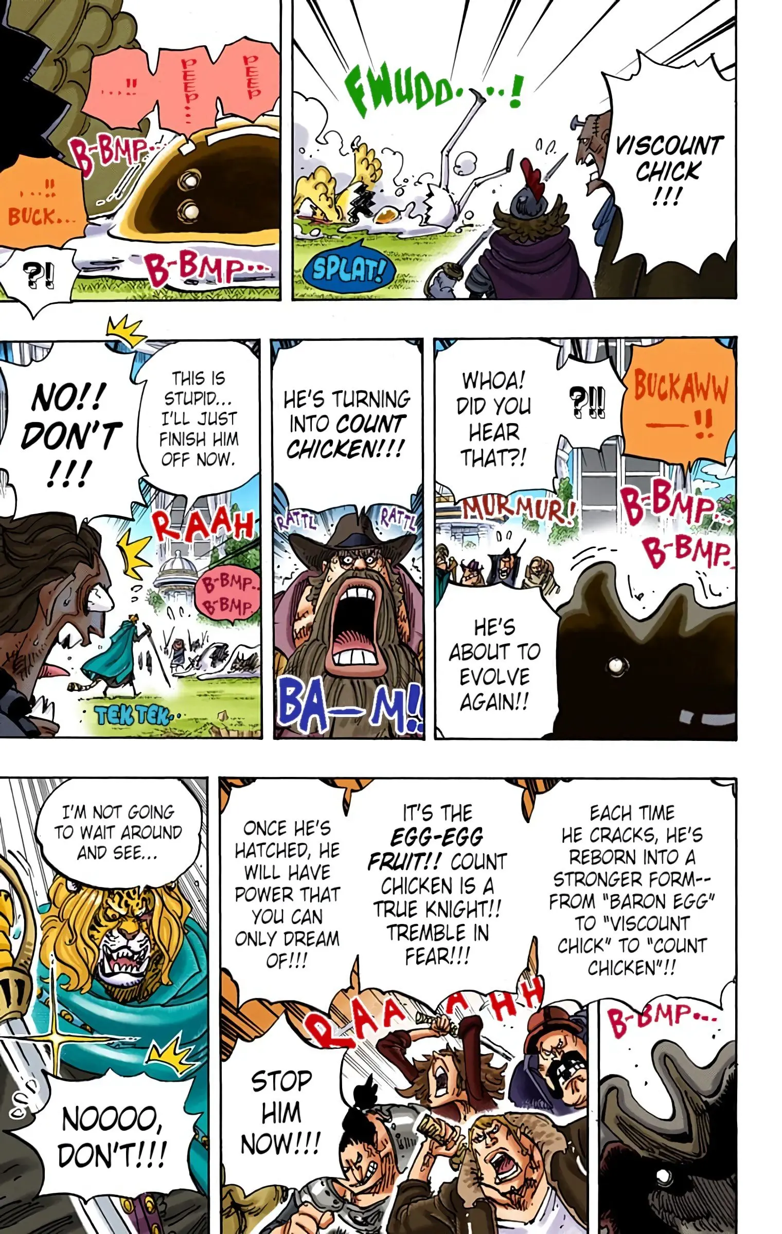 One Piece Colored, chapter 853, page 6