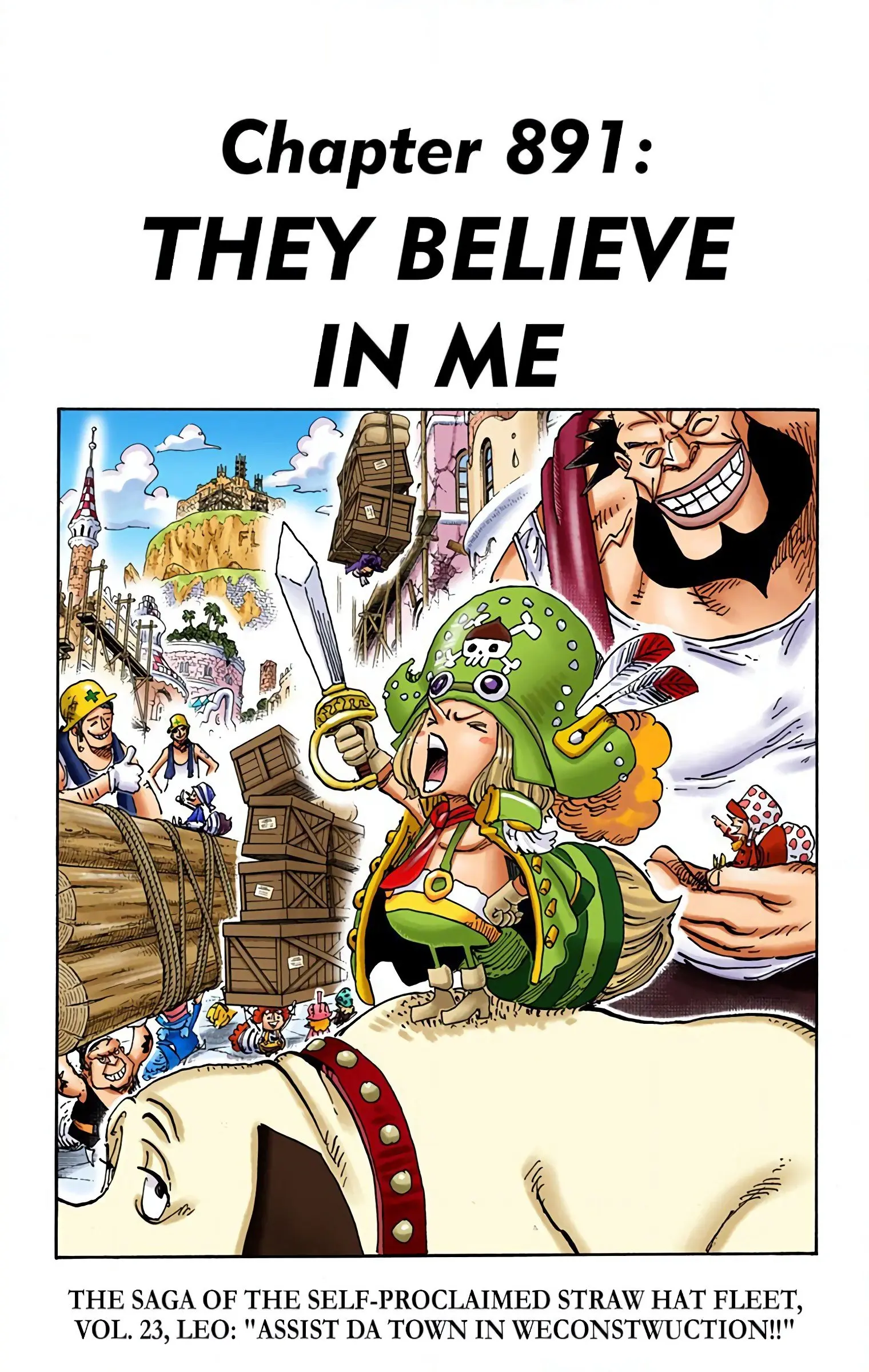 One Piece Colored, chapter 891, page 1