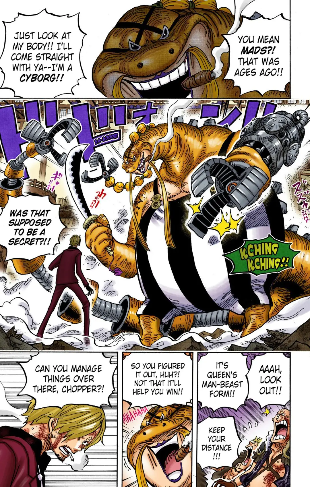 One Piece Colored, chapter 1017, page 11