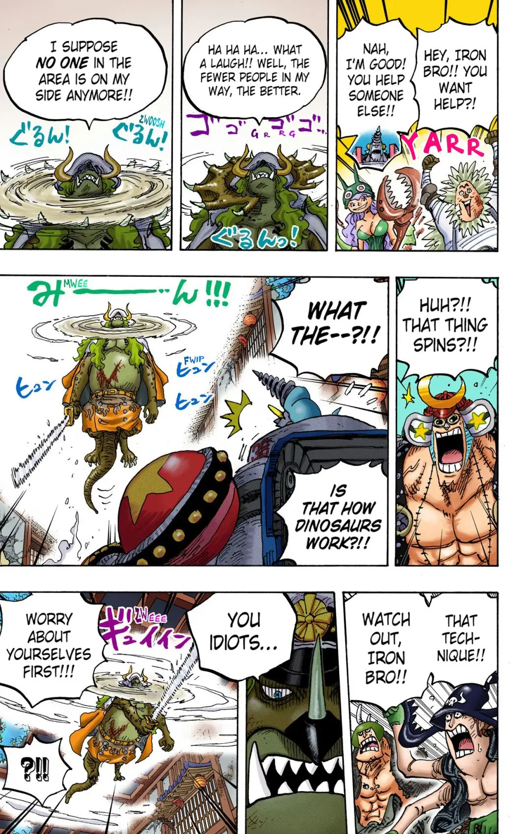 One Piece Colored, chapter 1019, page 6